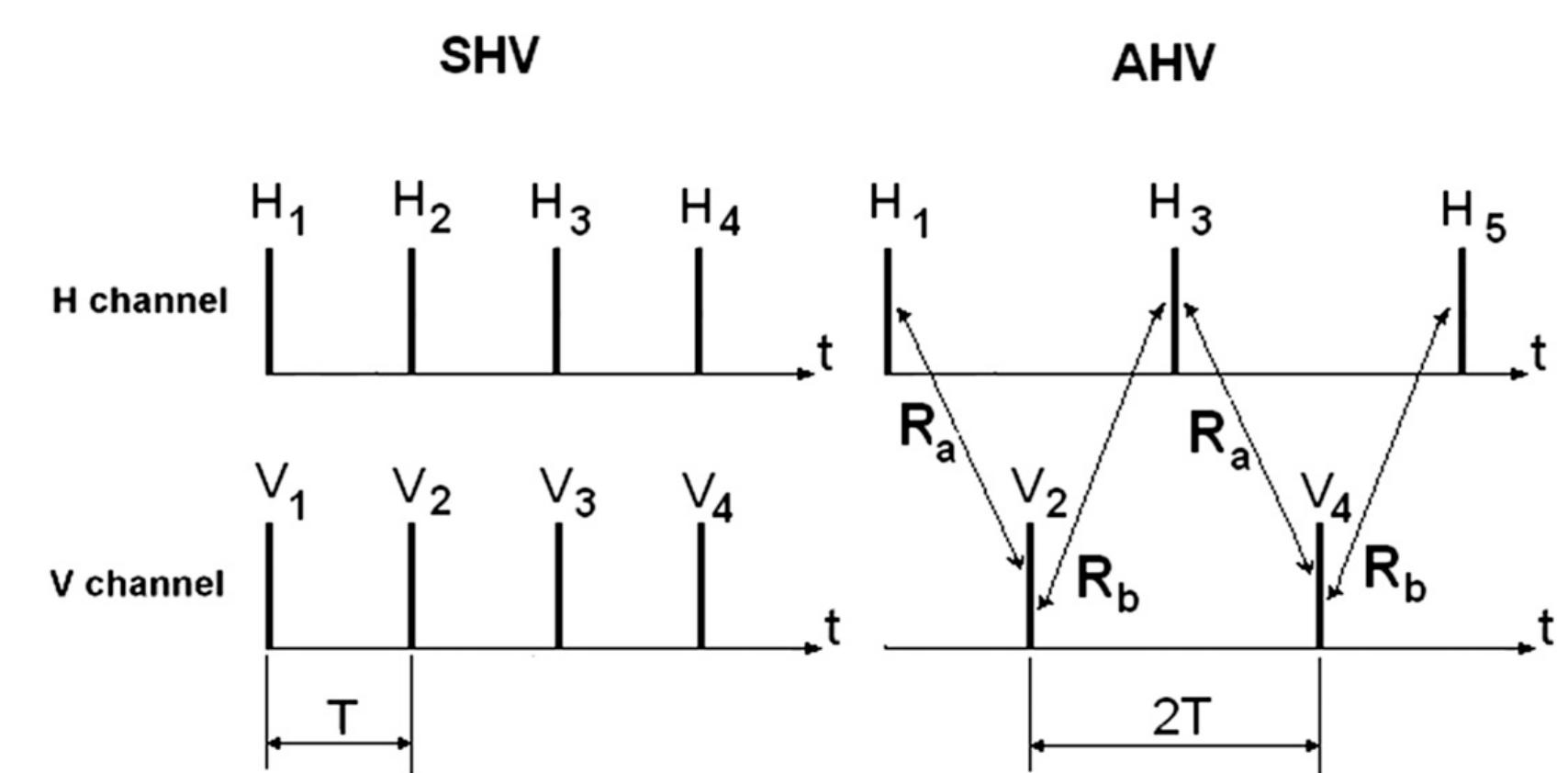 Fic. 1. schematic representation of pulse sequences in the