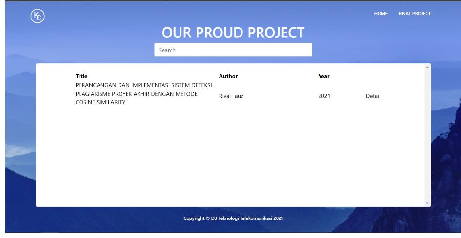(PDF) Design and Implementation of a Final Project Plagiarism Detection ...
