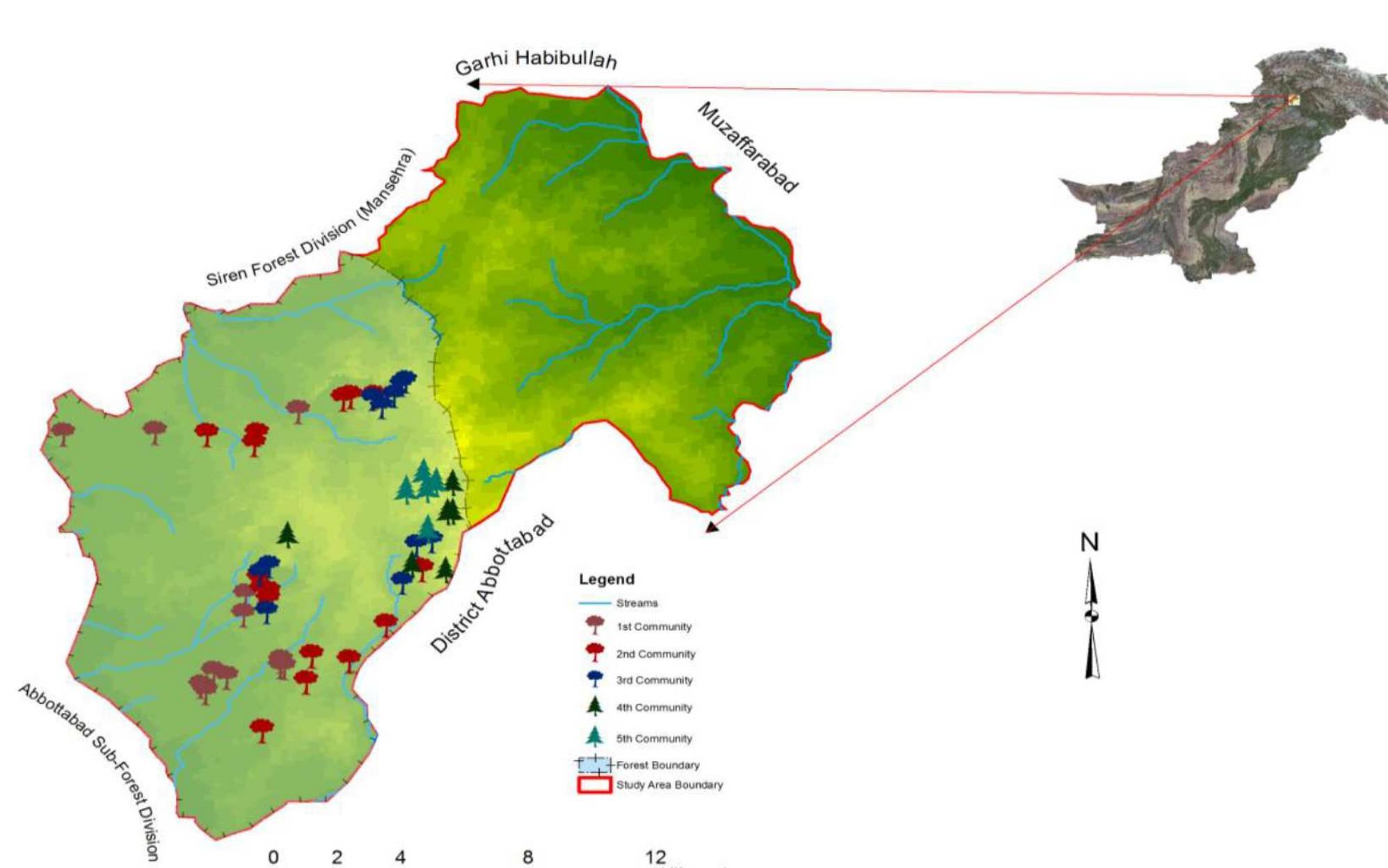 Figure 1 - from Ecological gradient analyses of plant