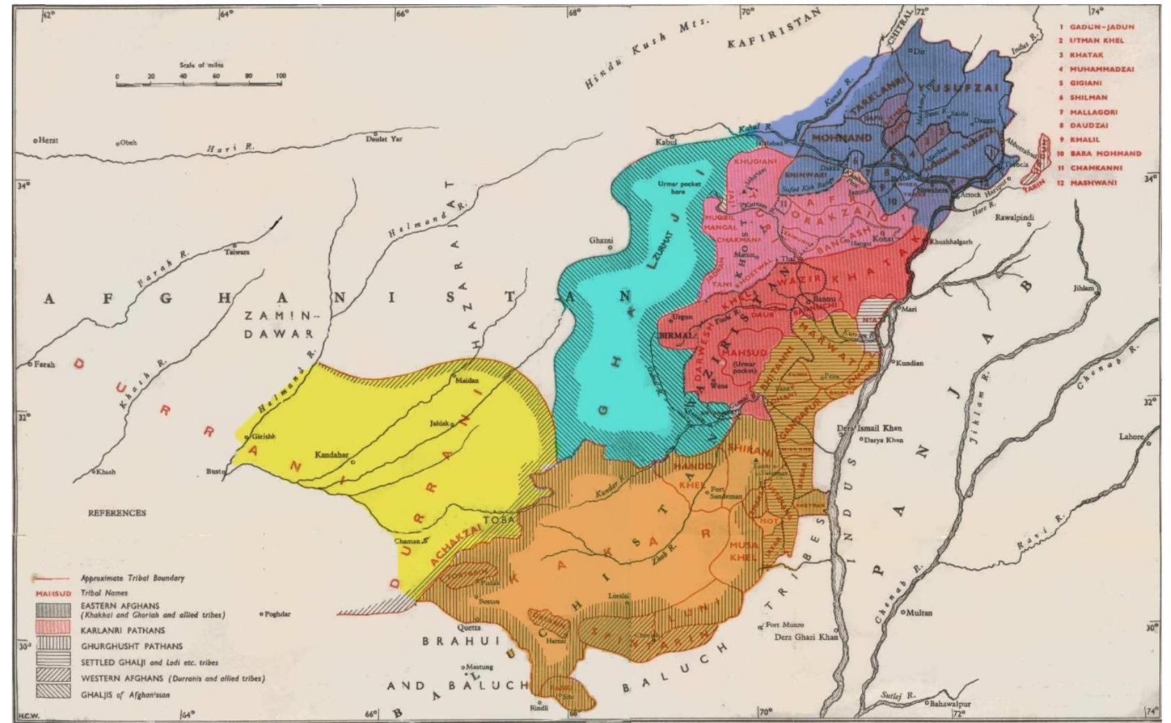 Pathans Distribution Map (PDF) Tarino and Karlāṇi dialects: a comparison