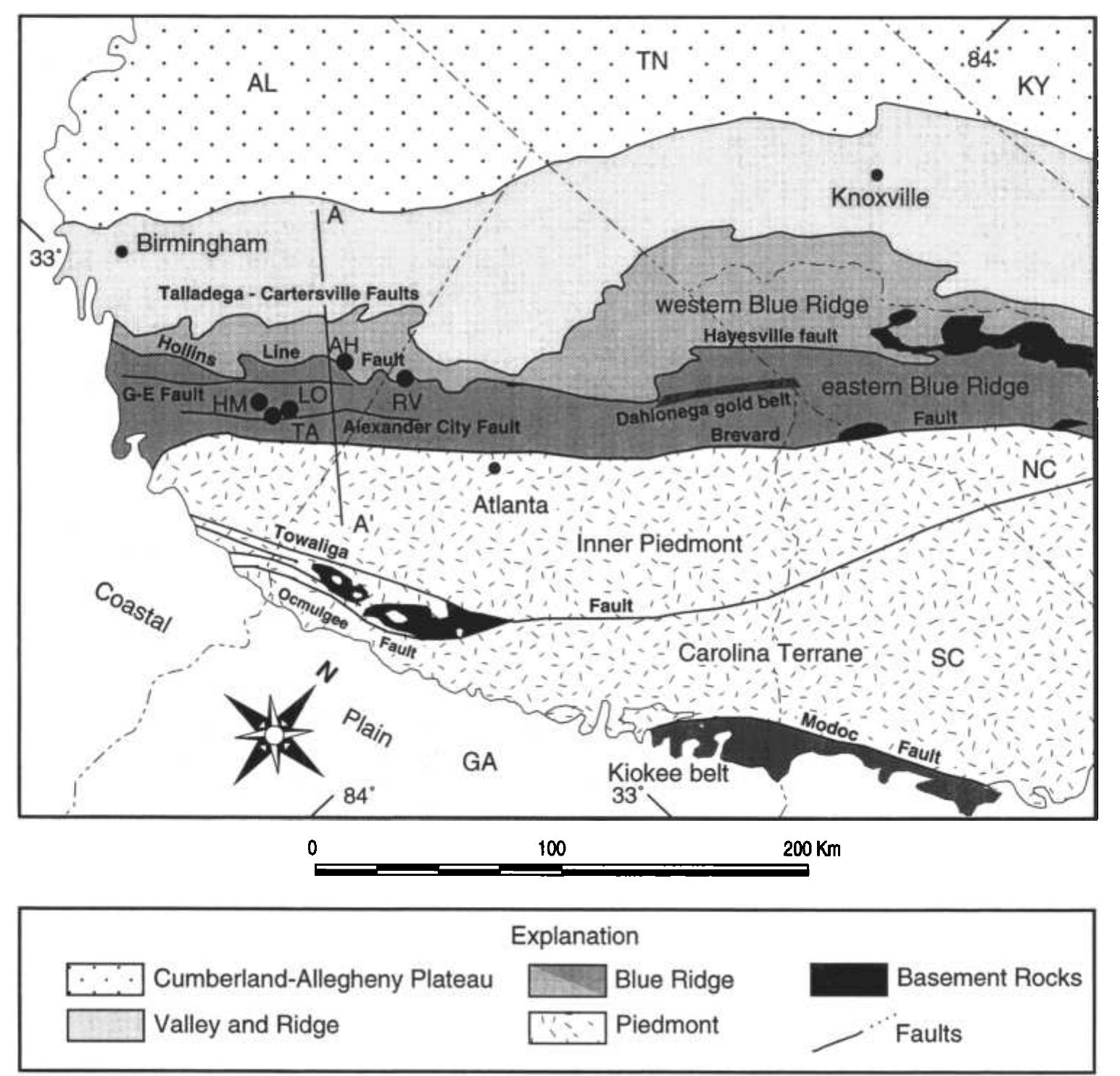 Blue Ridge Geologic (PDF) Metamorphism and gold mineralization in the Blue Ridge ...