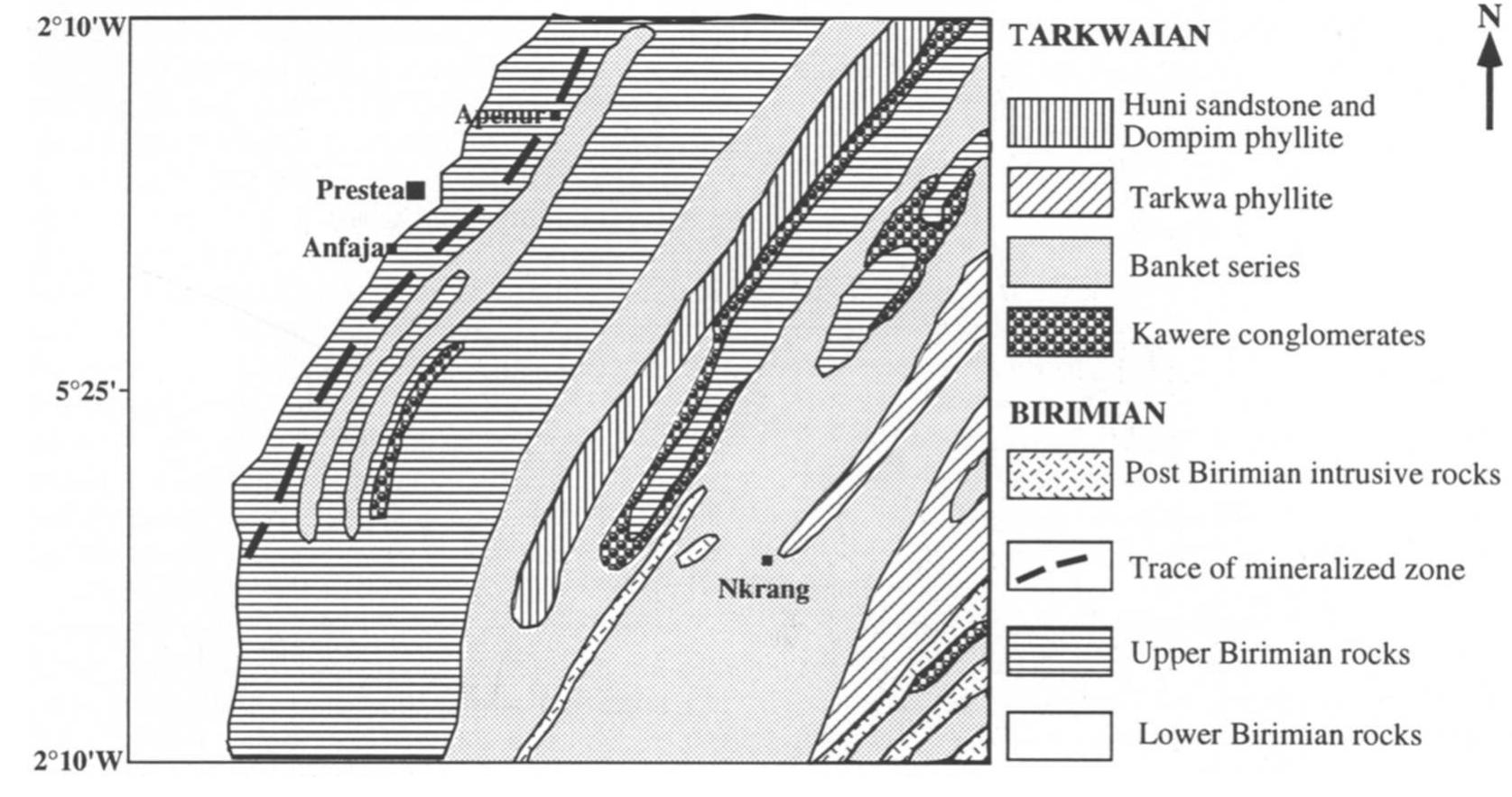 Brimian Rocks (PDF) Characteristics of ore minerals associated with gold at the ...