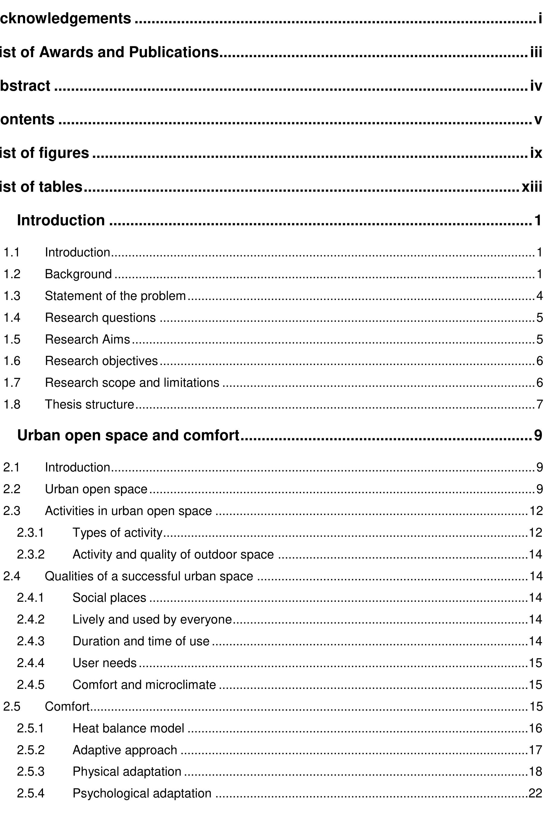 (PDF) Thermal comfort in outdoor urban spaces:The hot arid climate