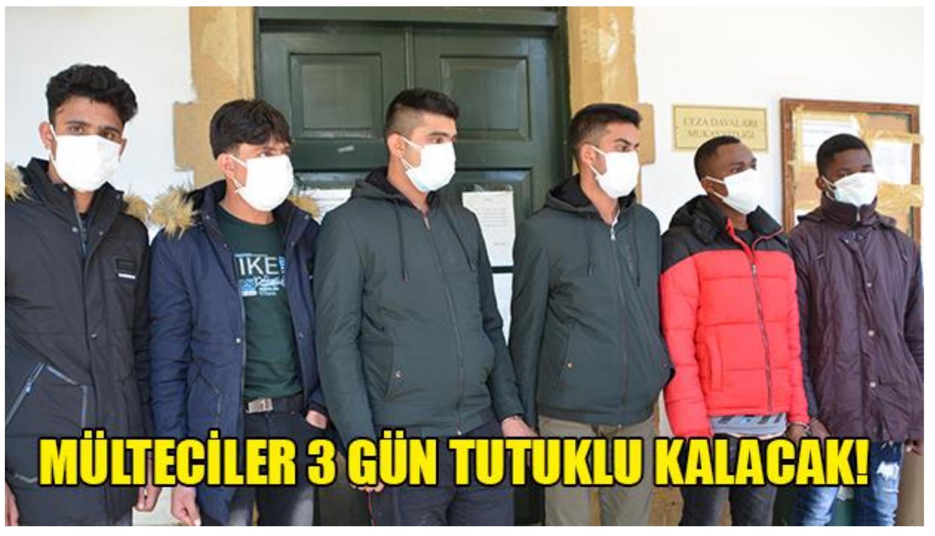 Image of migrants arrested in the North published in Haber Kibris on 09/04/21 for trying to “illegally”  cross from the North to the South, with their faces identifiable. 