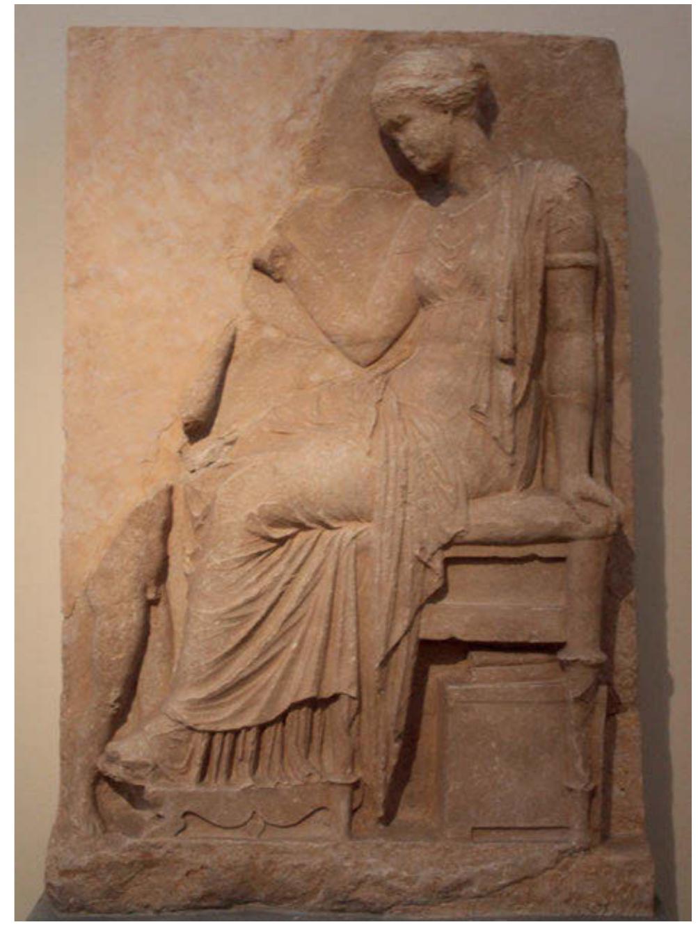 Fig. 2: Relief from Thespiai, Athens, National Museum, 817. (c) photo L. Del Corso. 