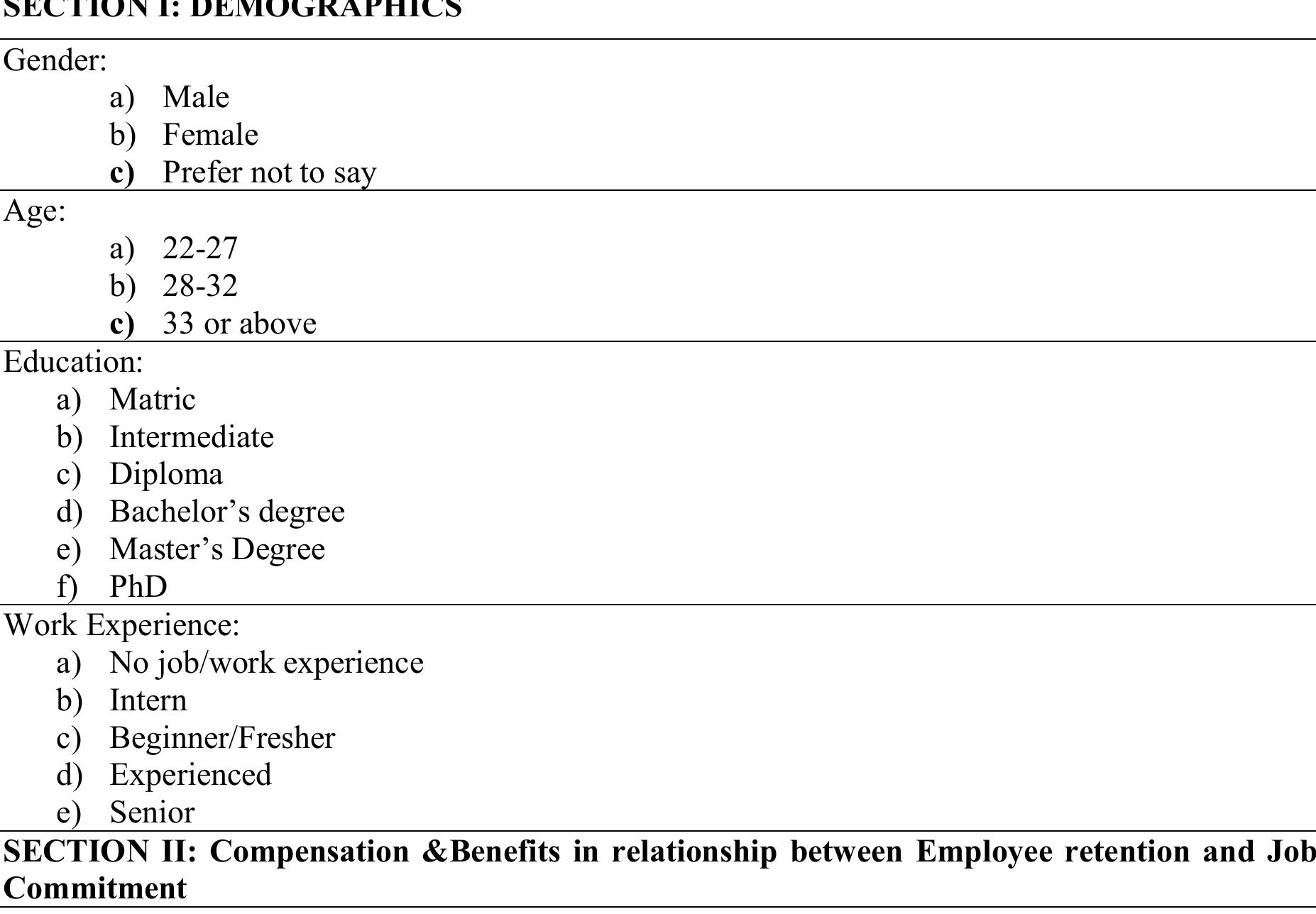 (PDF) Impact of Compensation and Benefits on Employee Retention & Job ...