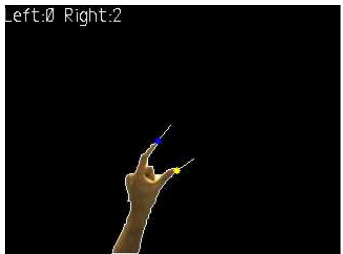 Right Hand Yellow (PDF) Real-time hand tracking and finger tracking for interaction