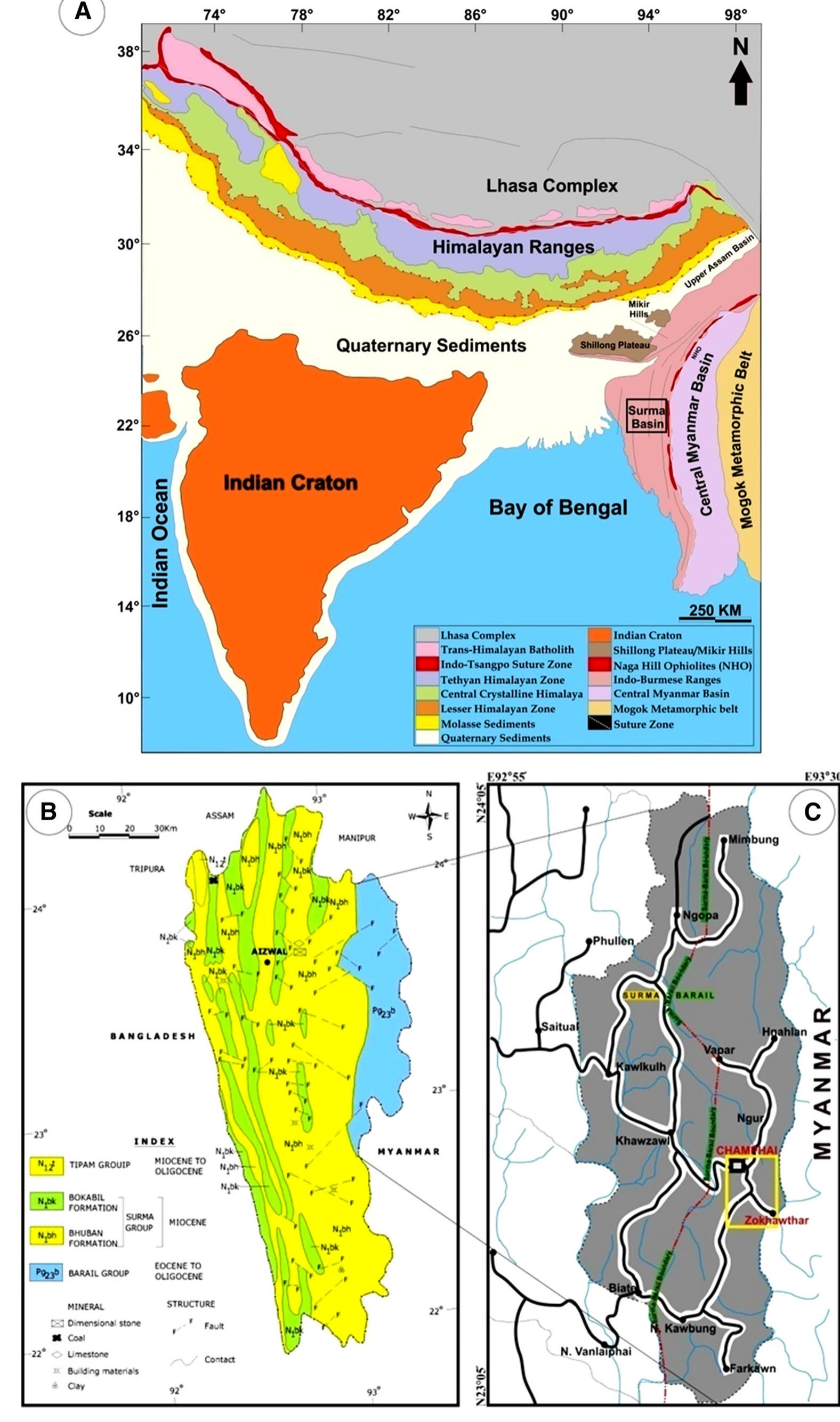 (PDF) Petrography and whole-rock geochemistry of Oligocene Barail ...