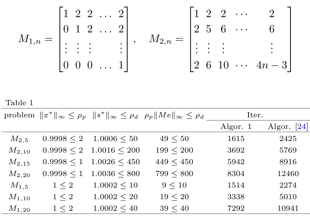 (PDF) An infeasible interior-point method for the $P*$-matrix linear ...