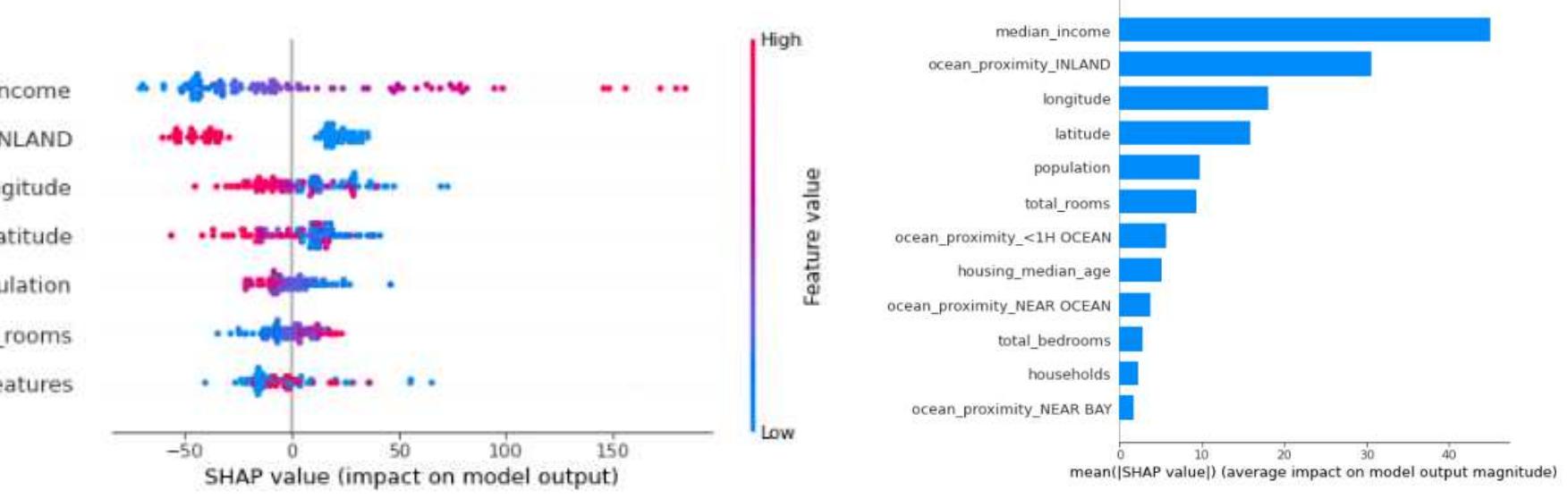 ‘igure 28. beeswarm summary plot and bar plot based on local