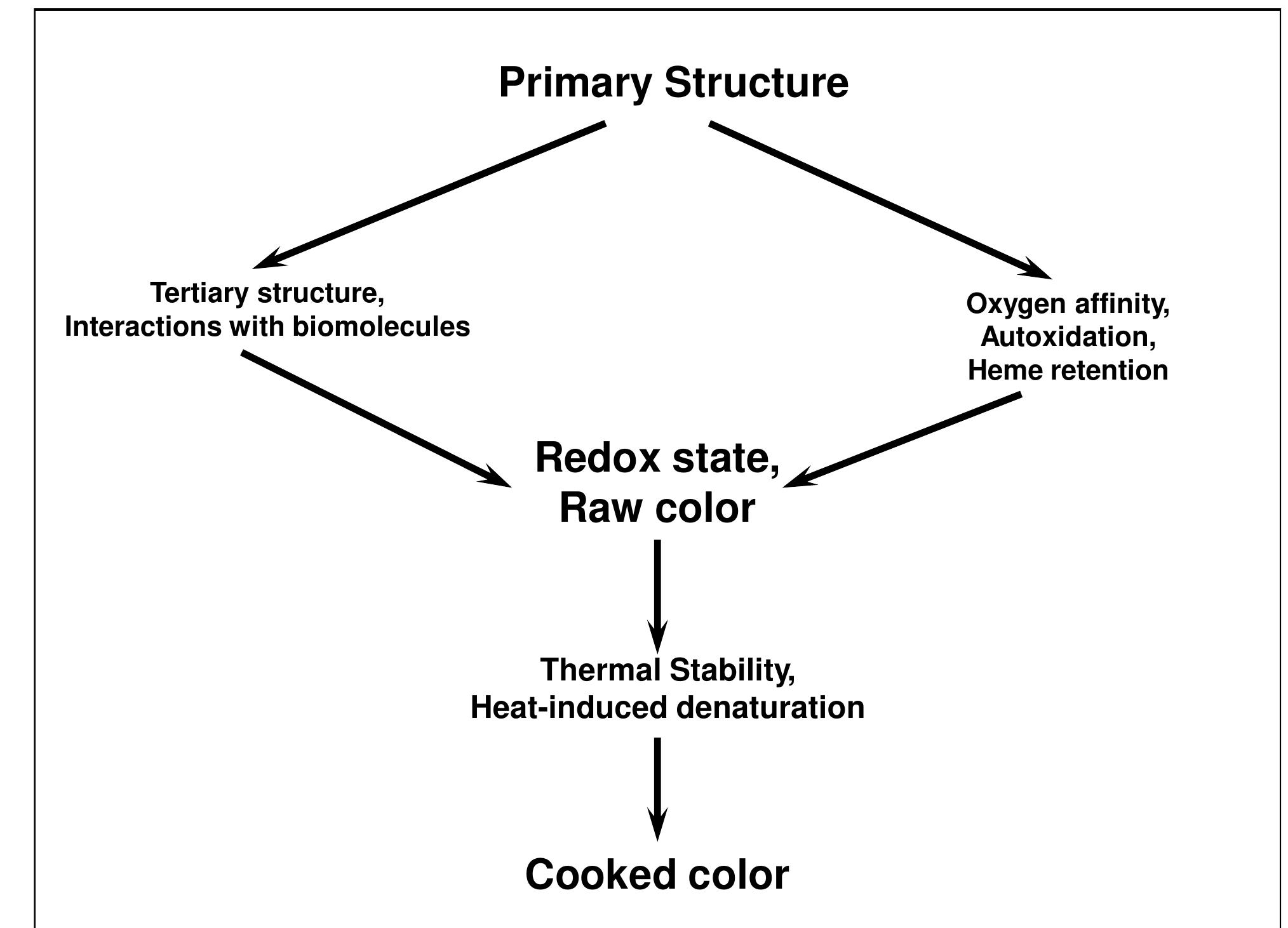 Semi Cooked Color Figure 1 - Factors influencing internal color of cooked