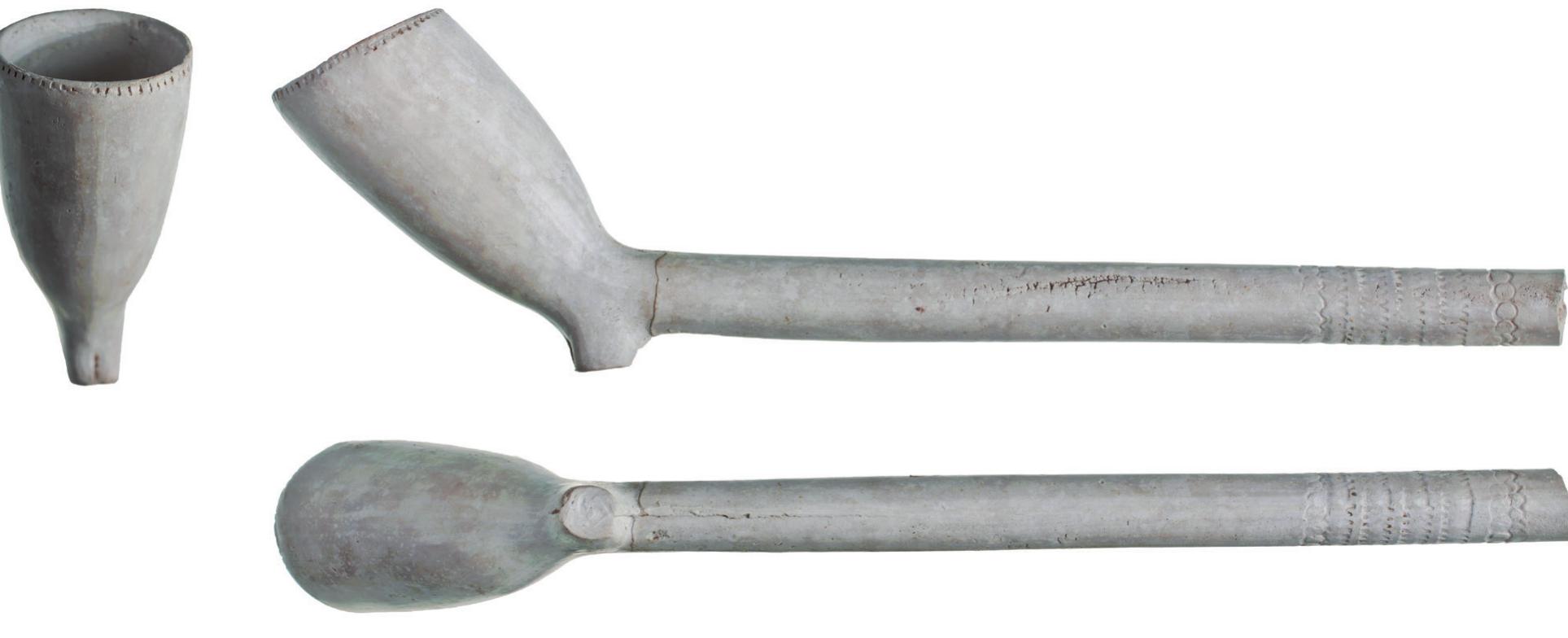 18世紀フランデレン地方 陶製パイプ 18世紀フランデレン地方 陶製パイプ