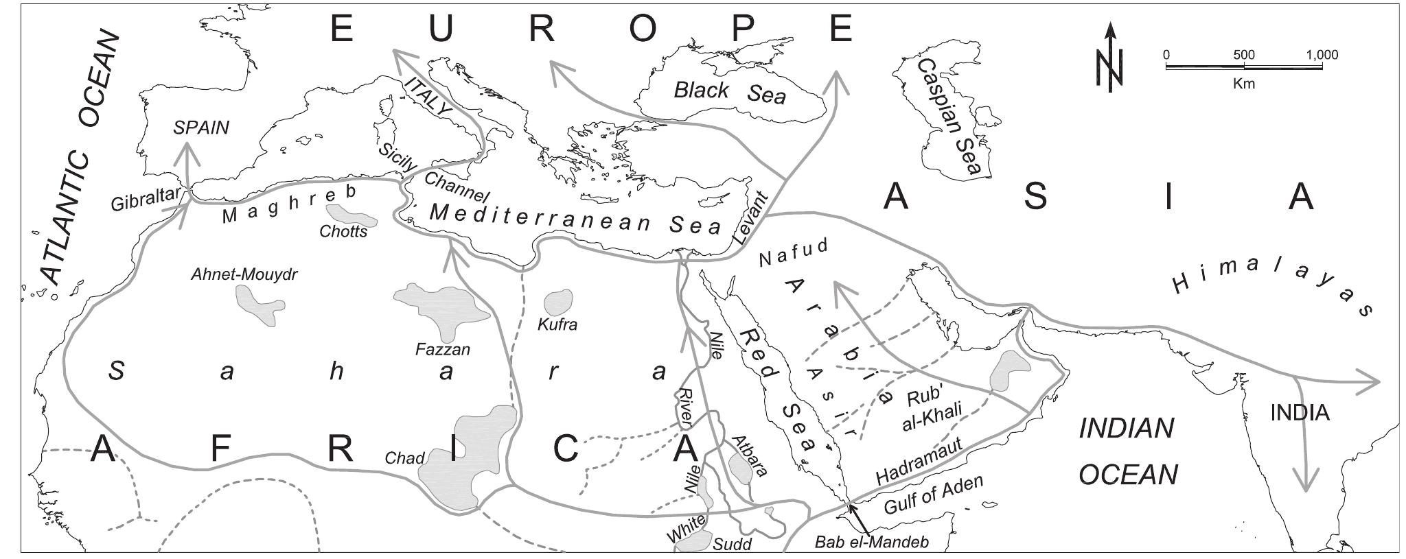 (PDF) Early to Middle Pleistocene Homo dispersals from Africa to ...