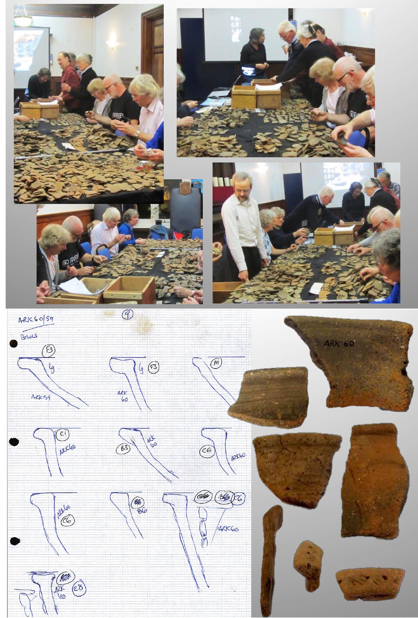 Greyware Figure 10 - from Arkley Kiln, Greyware (and redware)