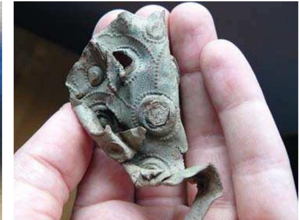 Fig. 9:18. Sdttuna in Kaga: disc brooch, undated, Viking Period or later. Orig. diam. 71 mm. Photo MR. 