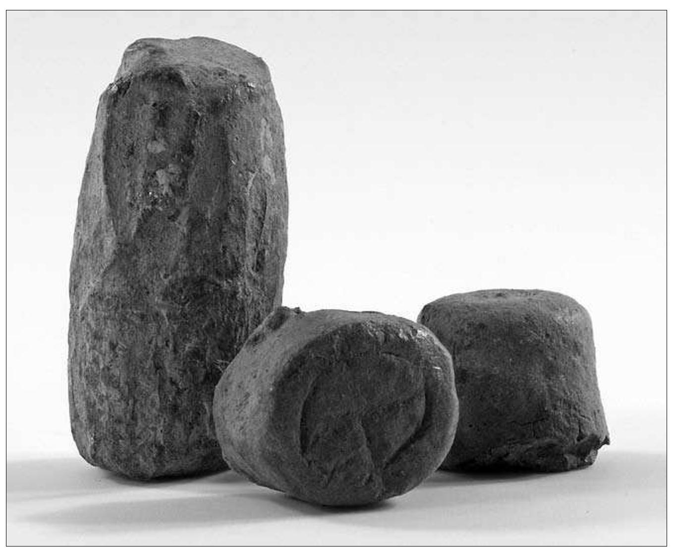 generally very abraded, and iron pins survive on  Thanks to Nordenskjold, quoted above, we know that there were once other graves on the site besides the barrow. Hardly any of the finds however show fire damage as they would if they had been cremated, and none of the brooches re- tain their iron pins as they would if placed in in- humation graves. Such rusty pins might break off due to ploughing, but the Sattuna pieces are not generally very abraded, and iron pins survive on  this dating suggestion is that there are no Bronze 