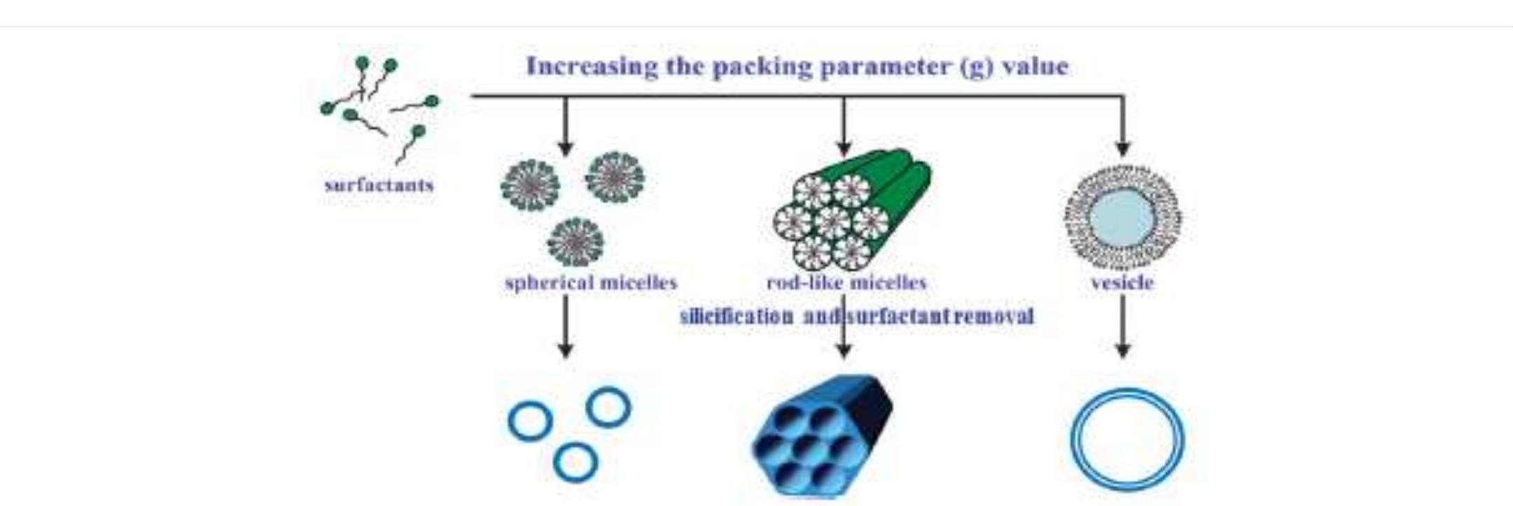 Synthesis of mesoporous silica hollow nanospheres, nano-rods