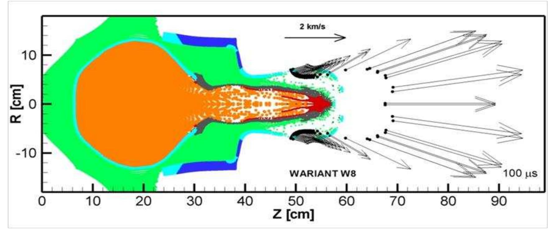 Explsoive Charge Drawing (PDF) Computer simulation of detonation of shaped charge in sea water