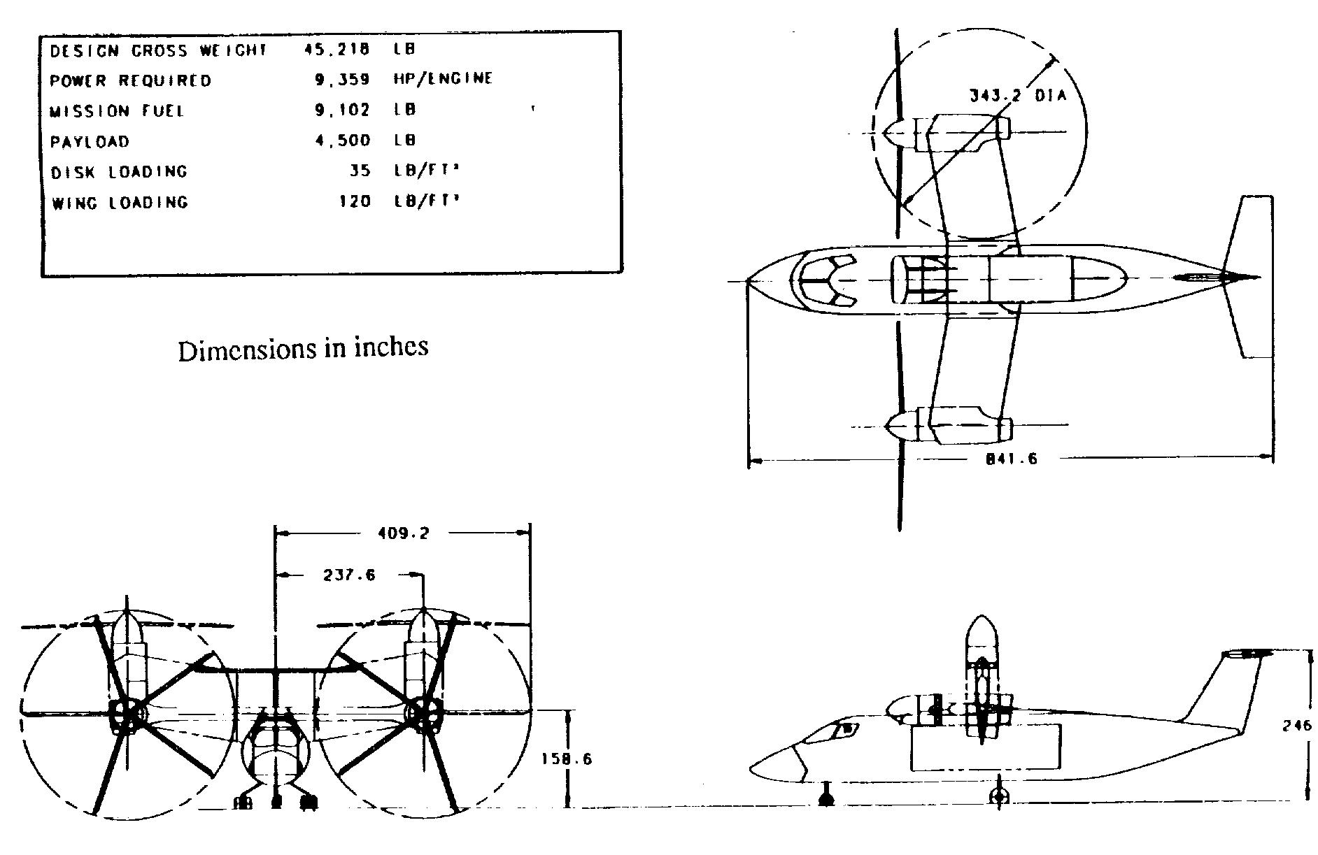 Figure 19 - from Technology needs for high-speed rotorcraft