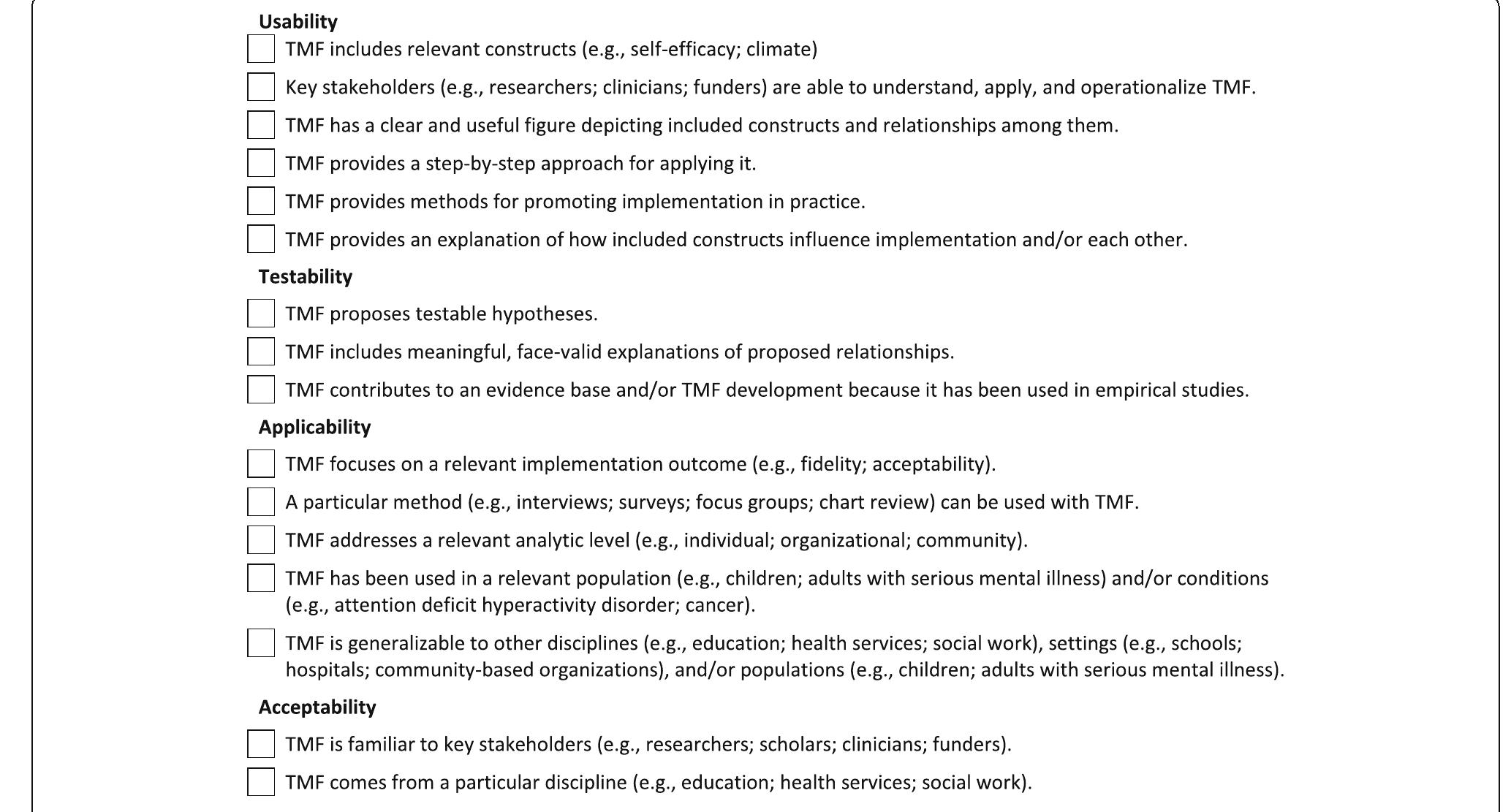 (PDF) T-CaST: an implementation theory comparison and selection tool