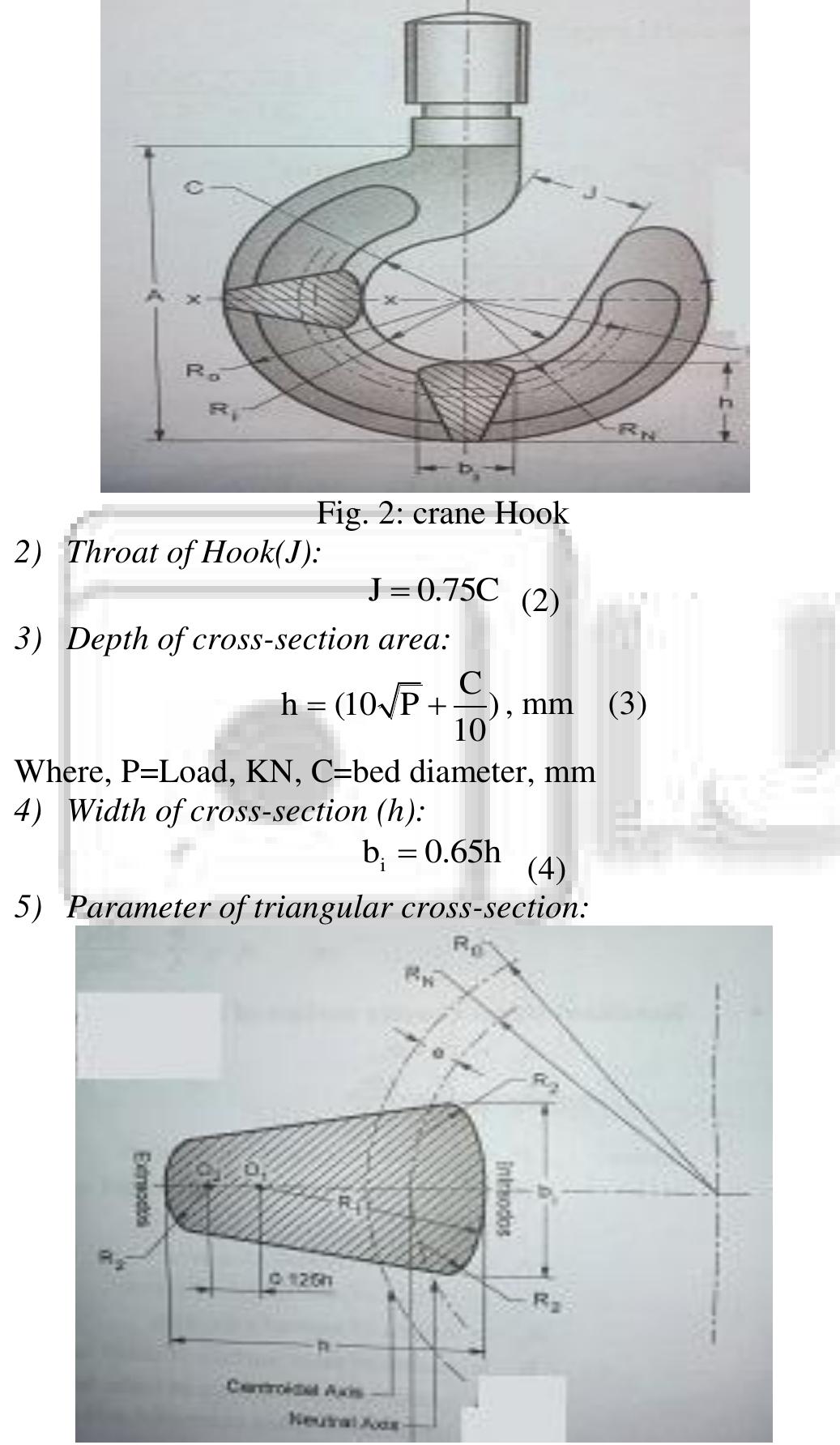 Minimum Hook (PDF) Design, Analysis and Weight Optimization of Crane Hook: A Review