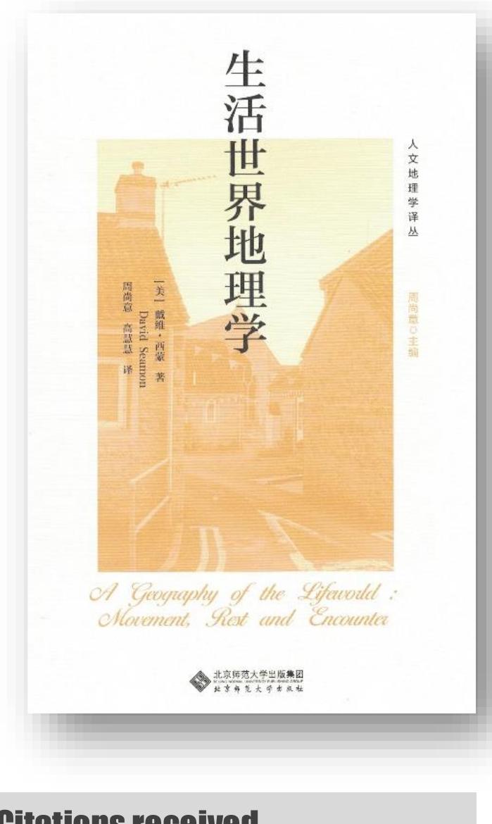 fordable and the sublime”; Elodie Bou- blil’s “Healing the lifeworld: On personal and collective individuation”; Annika Schlitte’s “Lines made by walking—the aesthetic experience of landscape”; and David Seamon’s “Moments of realiza- tion: Extending homeworld in British-Af- rican novelist Doris Lessing’s Four-Gated City.” This issue of CPT is open source and available at: https:/Aink.springer.com/jour- nal/11007/volumes-and-issues/55-4.  