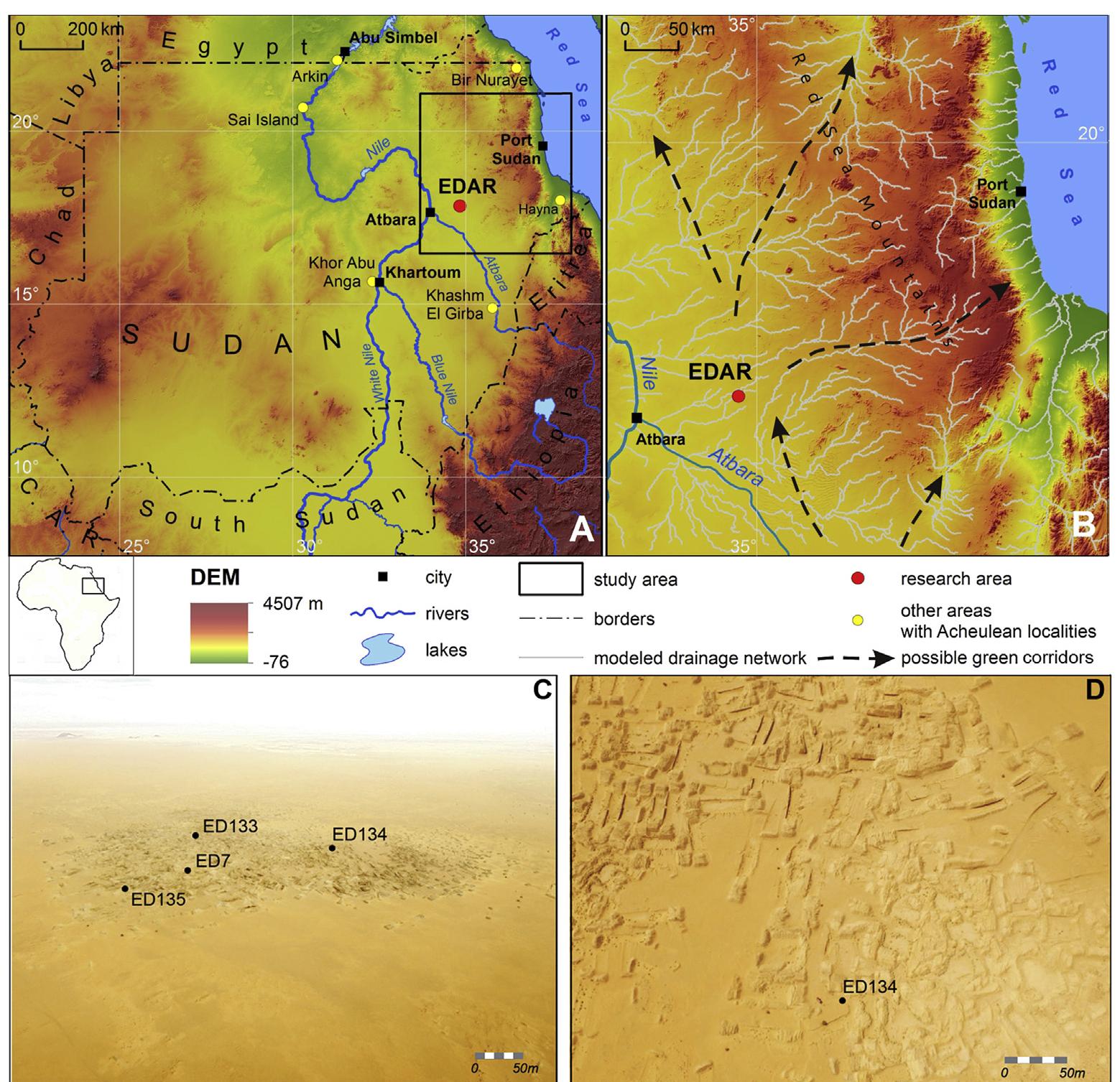 (PDF) Saharan green corridors and Middle Pleistocene hominin dispersals ...