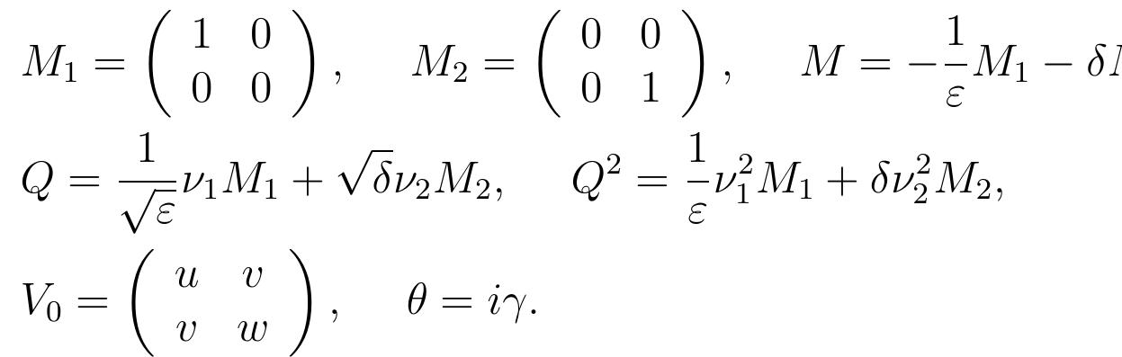 with the following notations  The development of the function A at order (¢,6) is given by  The first steps of the procedure are detailled but the reader has to carry on some calcu-  Hence, A®°(r) the form is deduced 