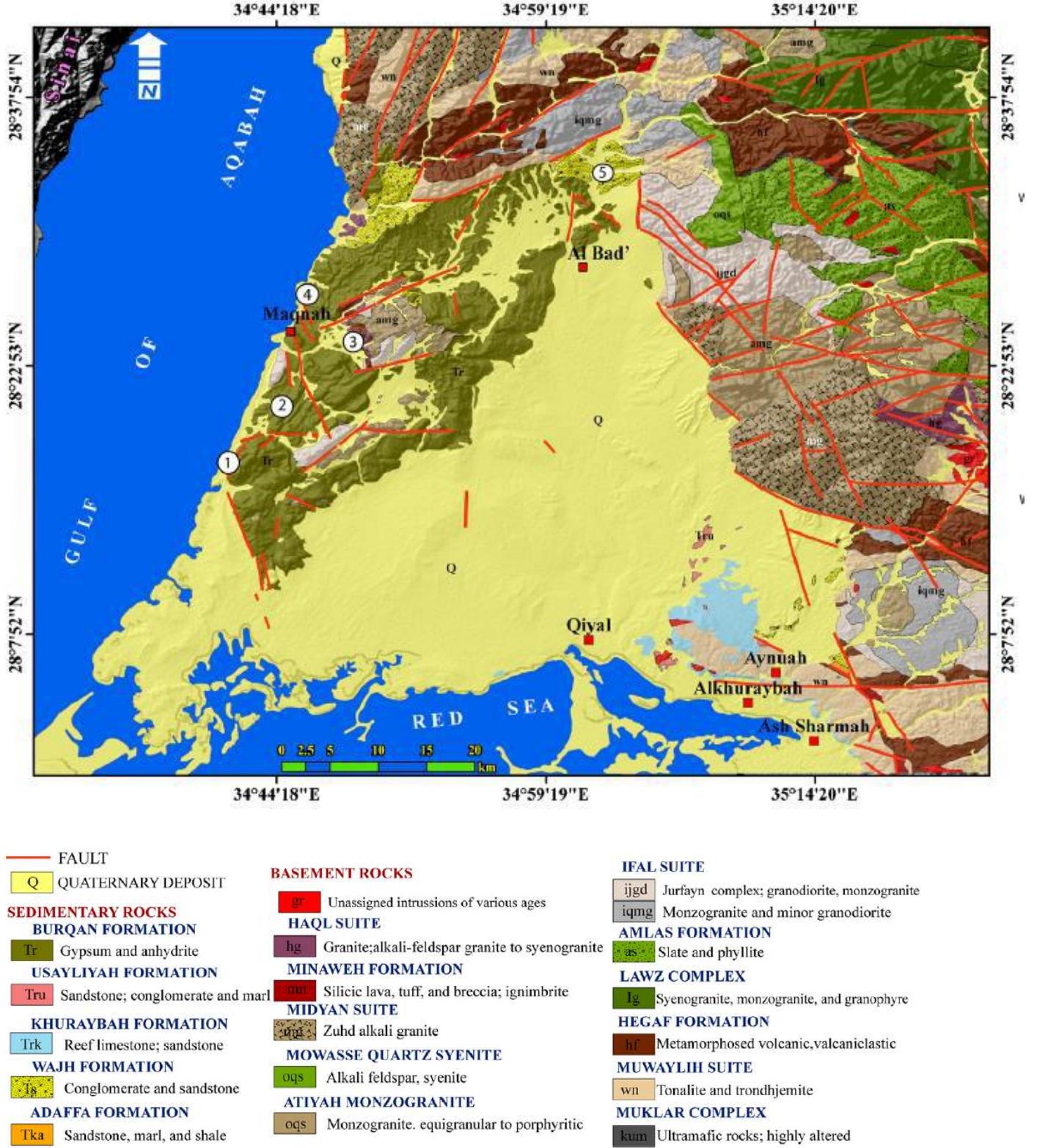 Figure 2 - from Geothermal Imaging of the Saudi Cross-Border