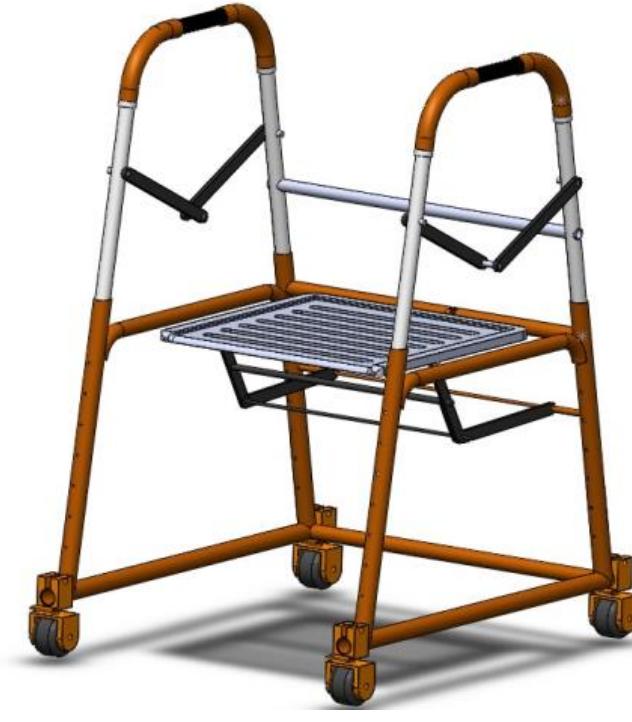 Figure 4 - Design and Analysis of Advanced Walker Cum