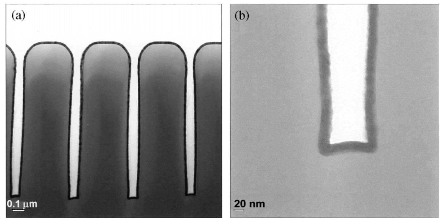 Tem images of 200 a rs-ald zro, deposited on sio, into a