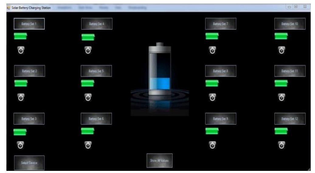 Battery set selection gui (for sets 1 to 12)