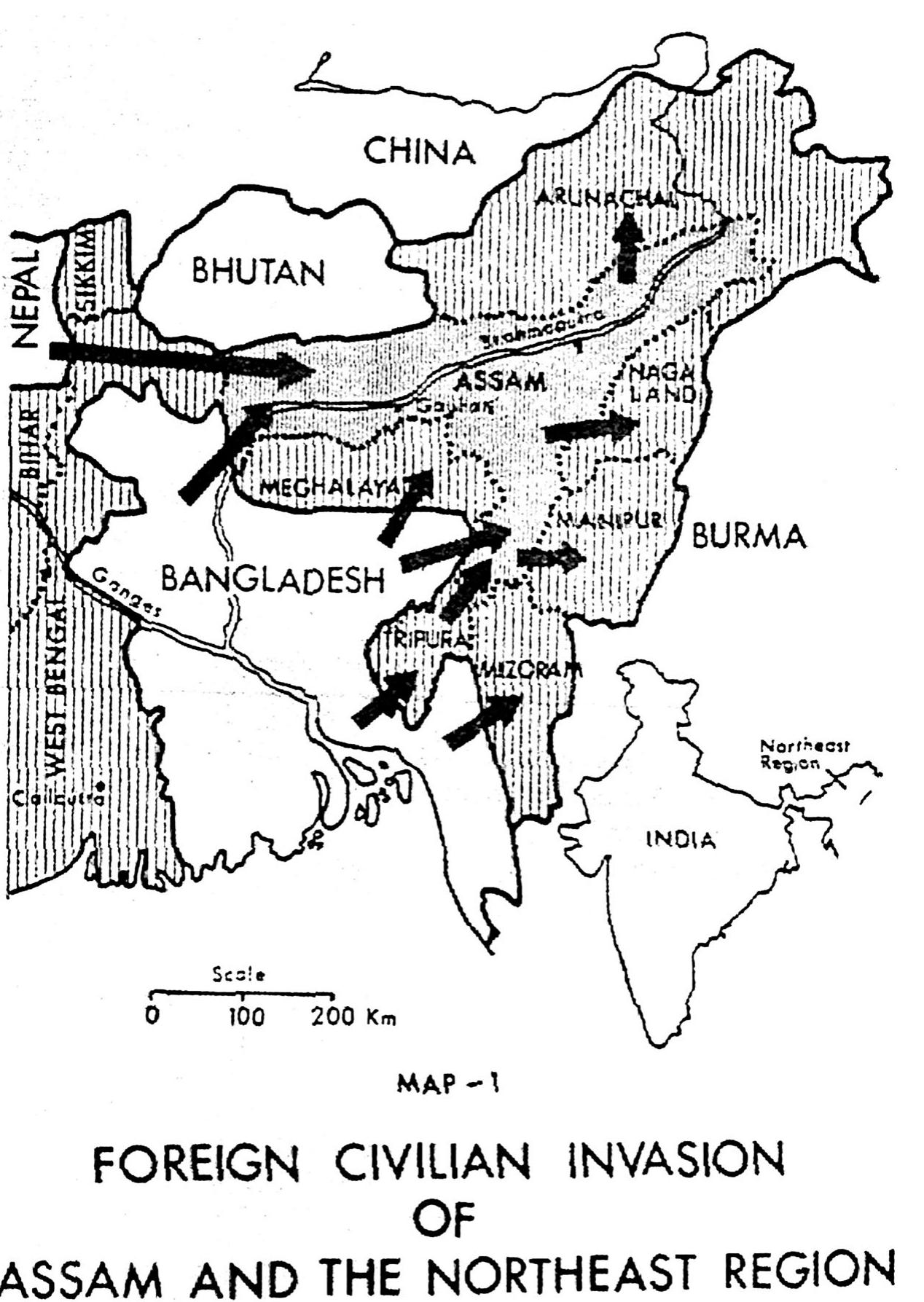 Postcolonial Map Figure 11 - from Rebuffing Bengali Dominance: Postcolonial