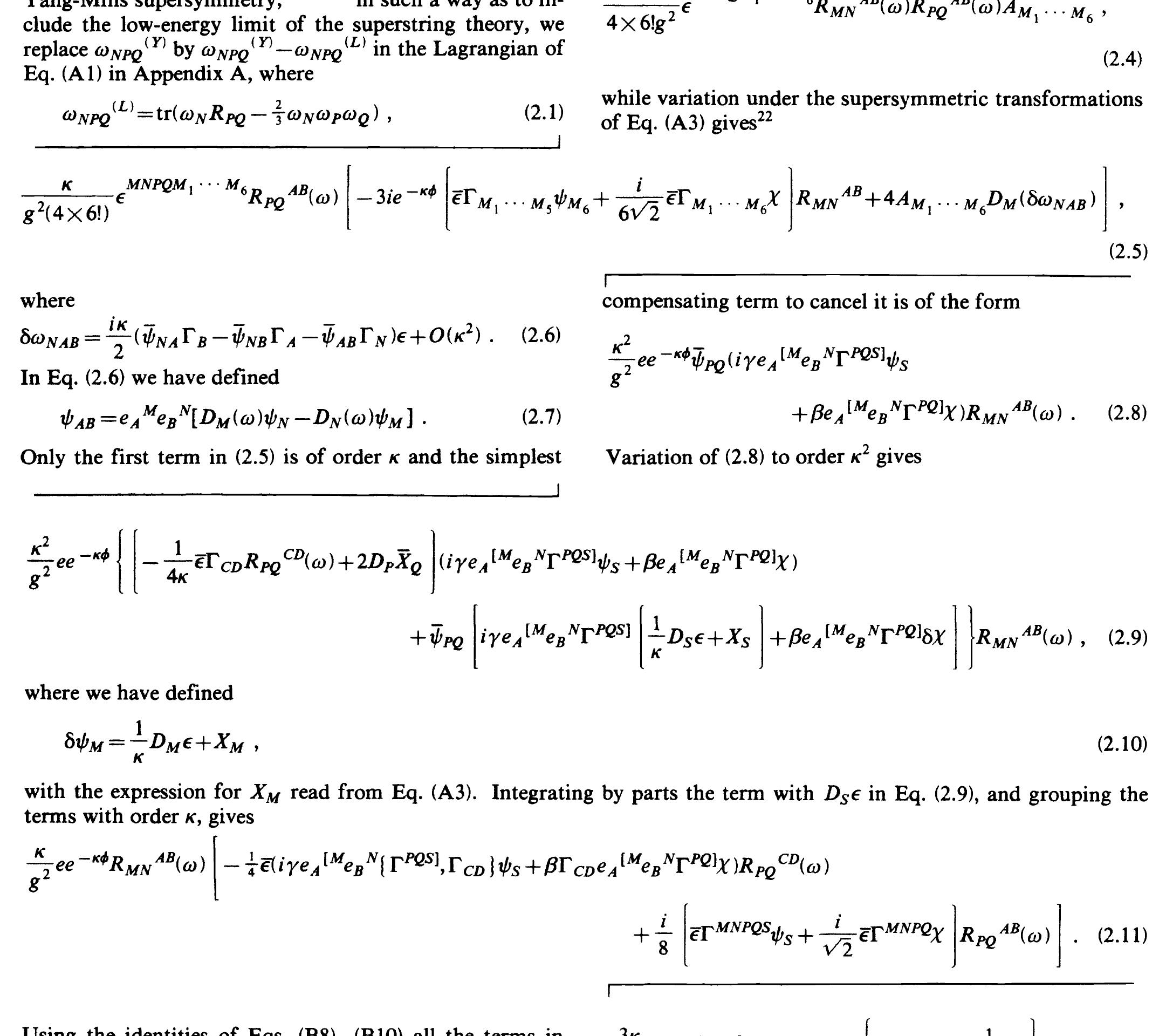 (PDF) Supersymmetric ten-dimensional low-energy limit of superstring theory
