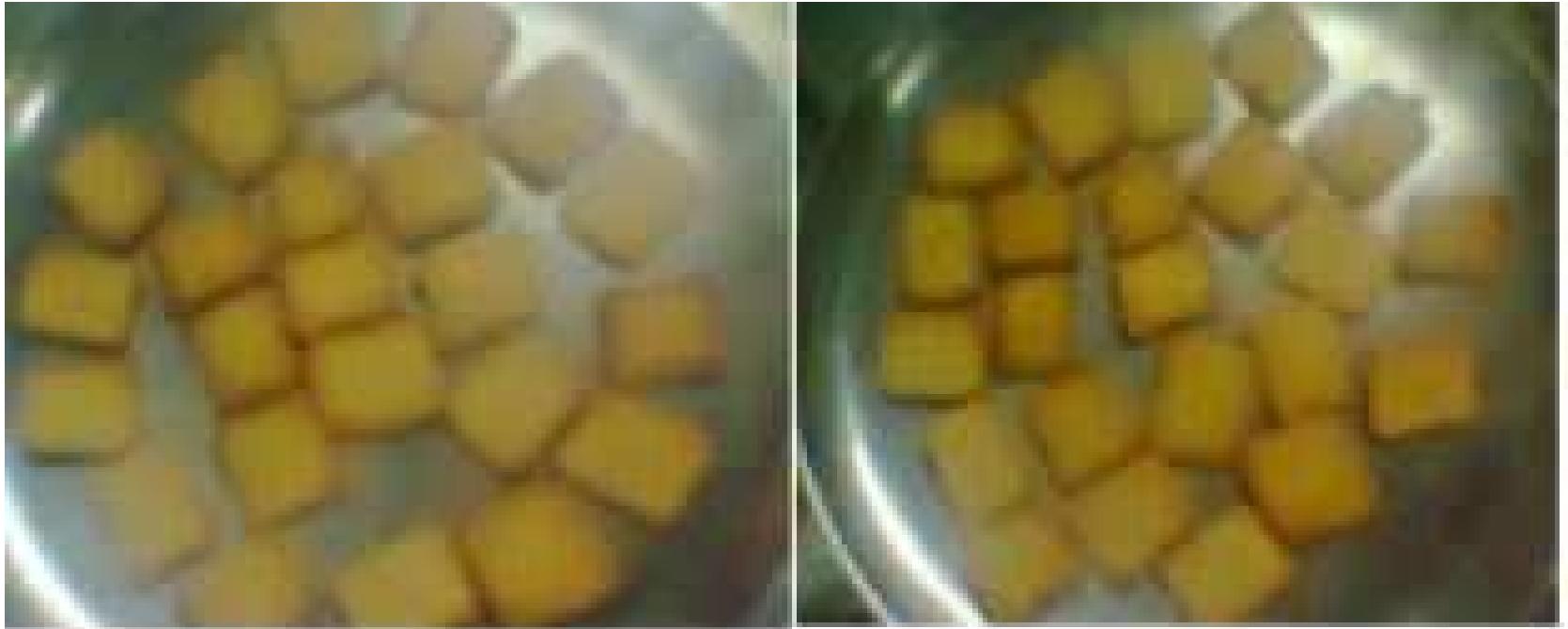 Prepared biscuits using 10% & 20% jackfruit seeds flour