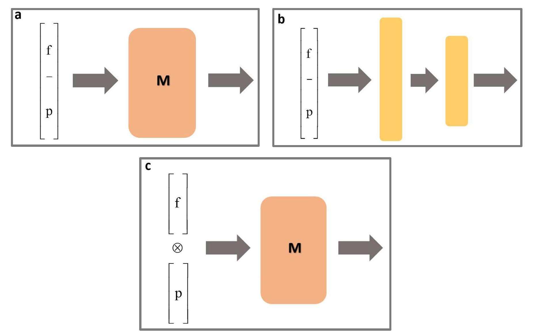 Diagram of a sigma-pi neuron. input units (s, m, p, q, n)