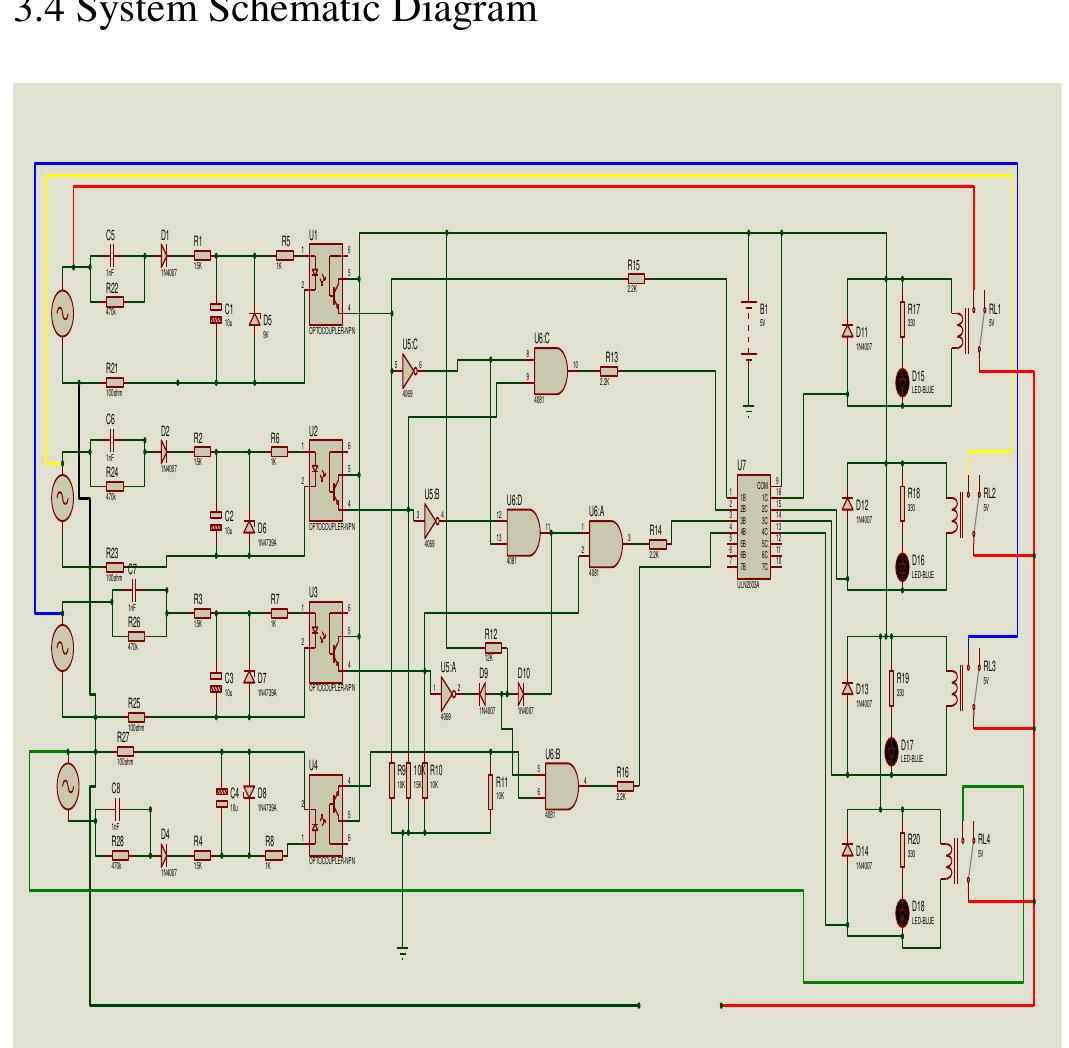 Schematic diagram of aps with transformer-less psu (source: