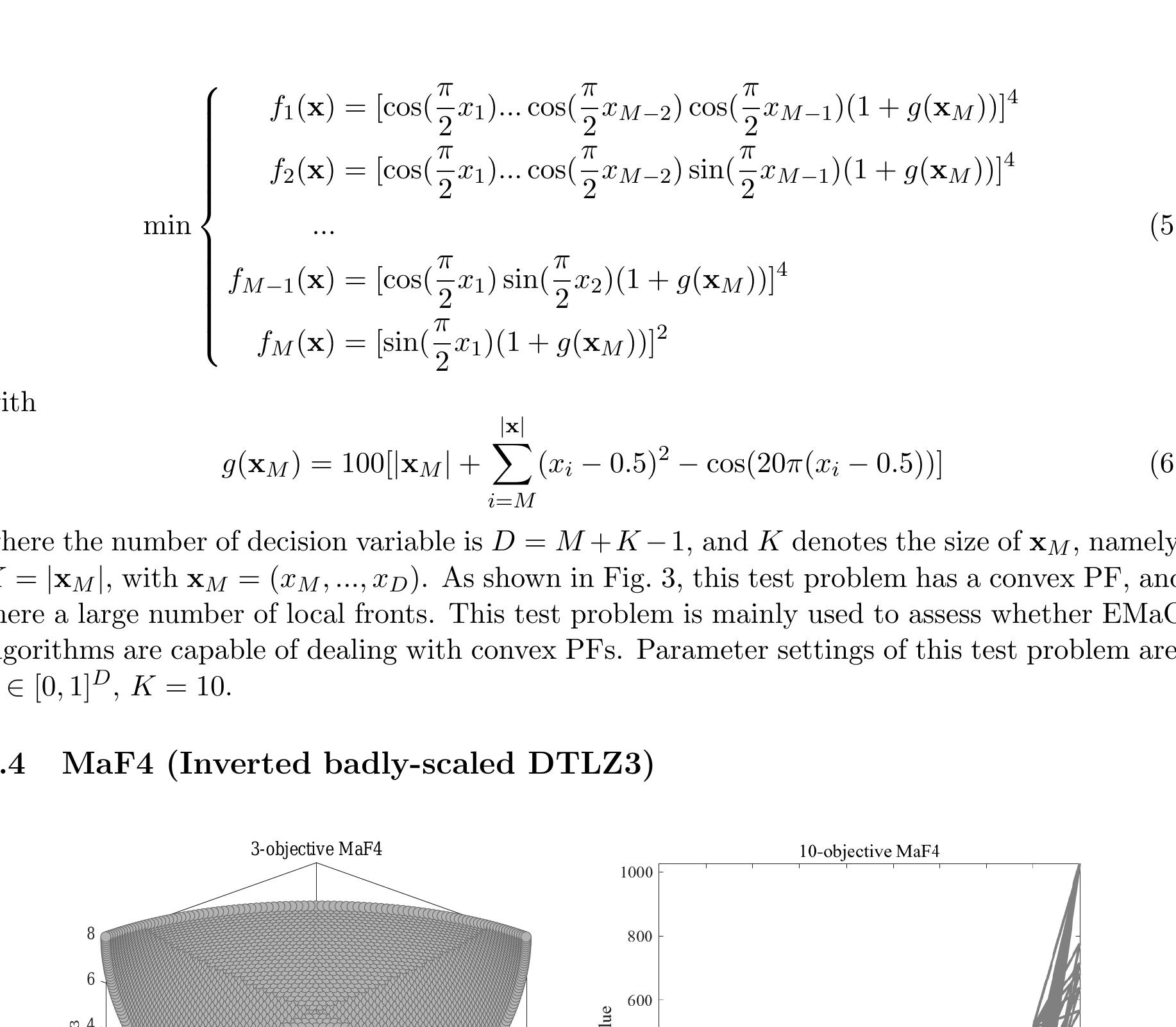 Figure 4 - Benchmark Functions for the CEC'2018 Competition