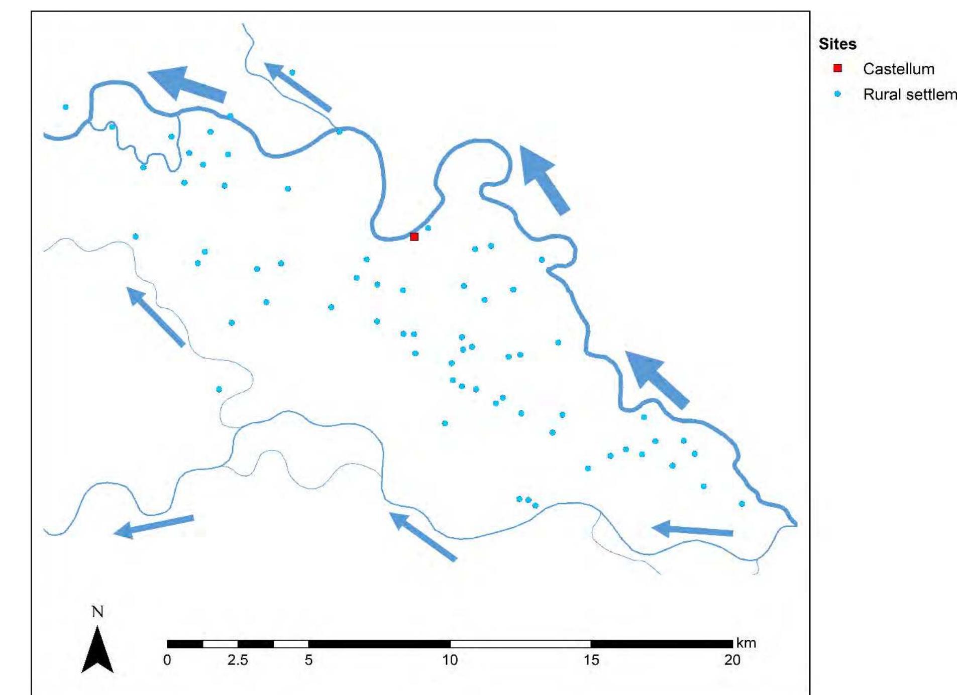 Flow Direction Of Rivers 3. the flow direction of rivers in the kromme rijn region, a