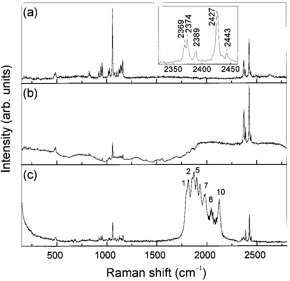 Figure 1 - from Additional Bands in the FT-Raman Spectra of