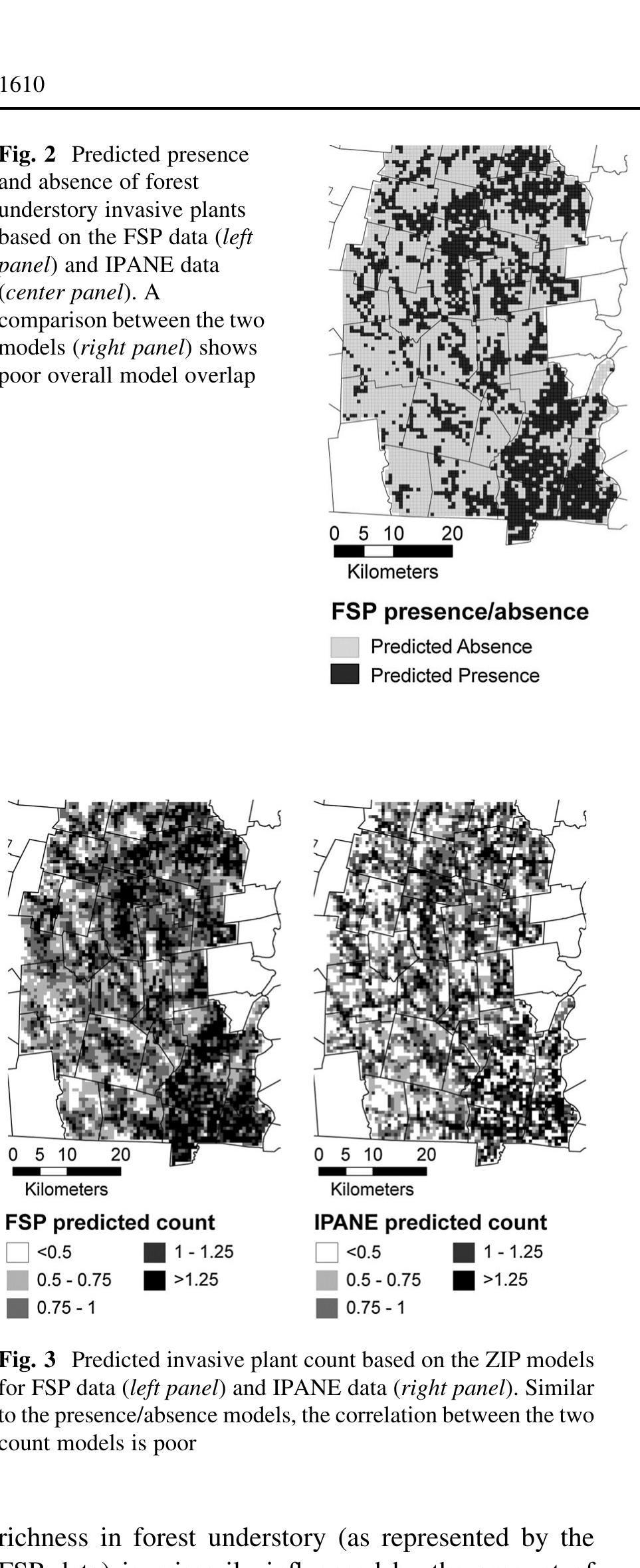 2009) which found that the presence of non-forested 