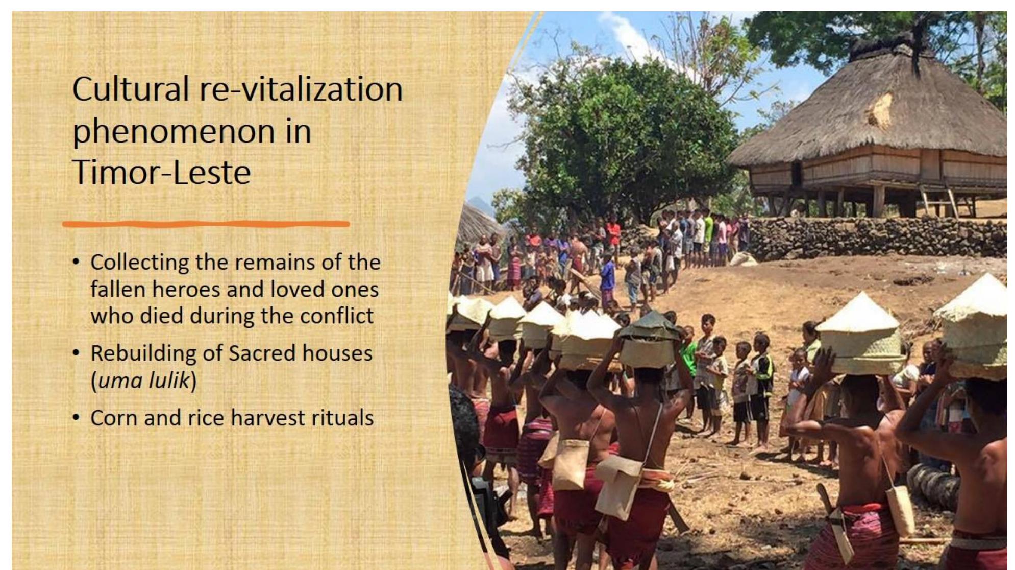 (PDF) Cultural Revival in Timor-Leste: Representing Babulo Village ...