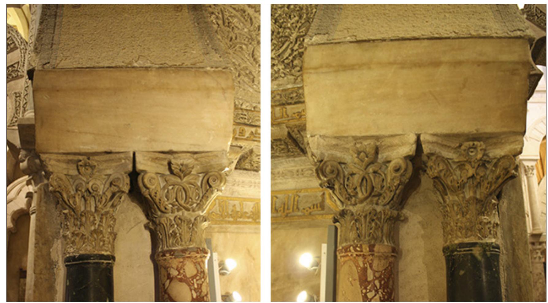 Figure 8 - from Spolia and Umayyad Mosques: Examples and
