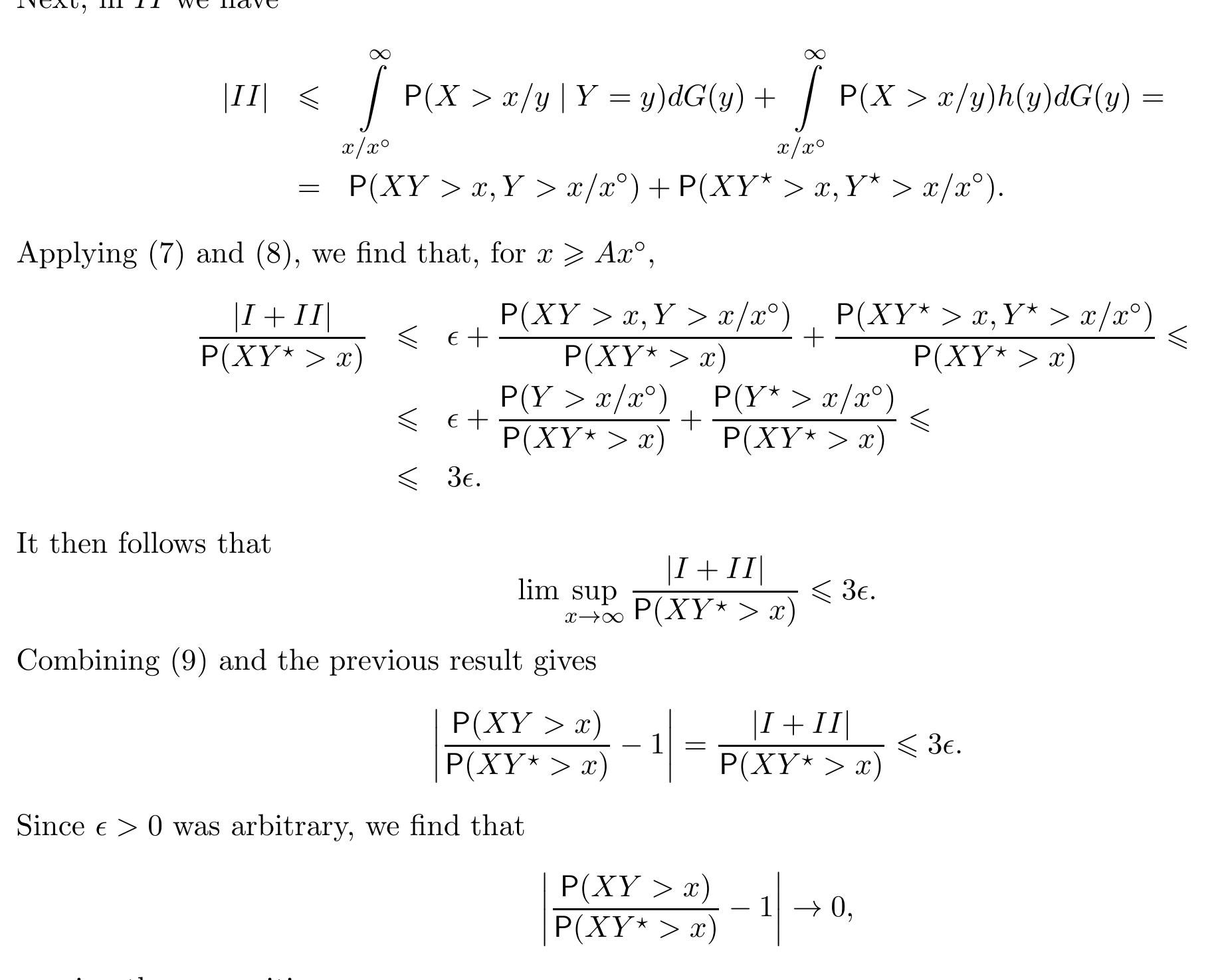 Revisiting the Product of Random Variables  The following result is an extension of Corollary 1. 