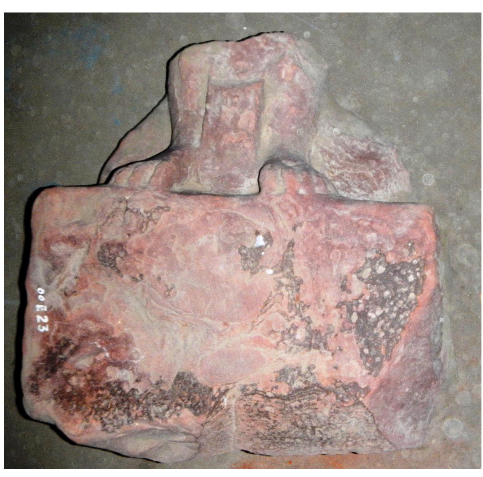 Fig. 10. Lower part of a human figure from Mora (M.M. No. E23) 