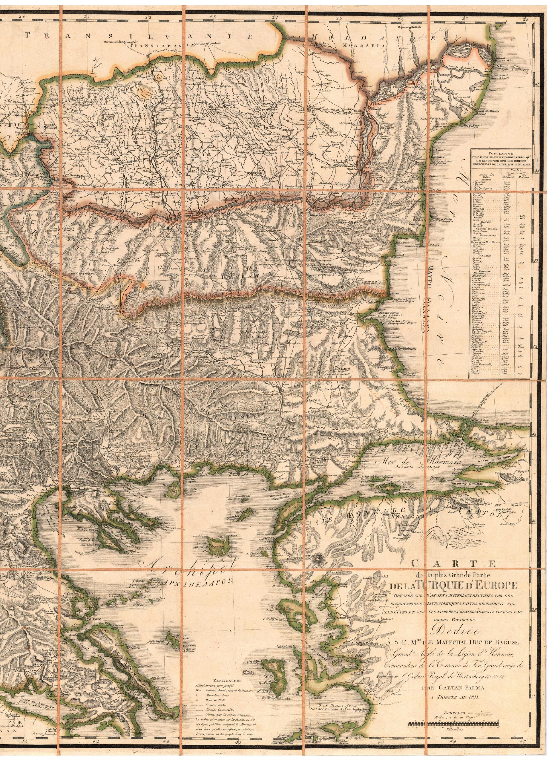 no&thou uév EAAdoc napa Taet&vov [dla (év Tepyeoti, 1811). National Library of Greece, Athens, BE yII-8172. 