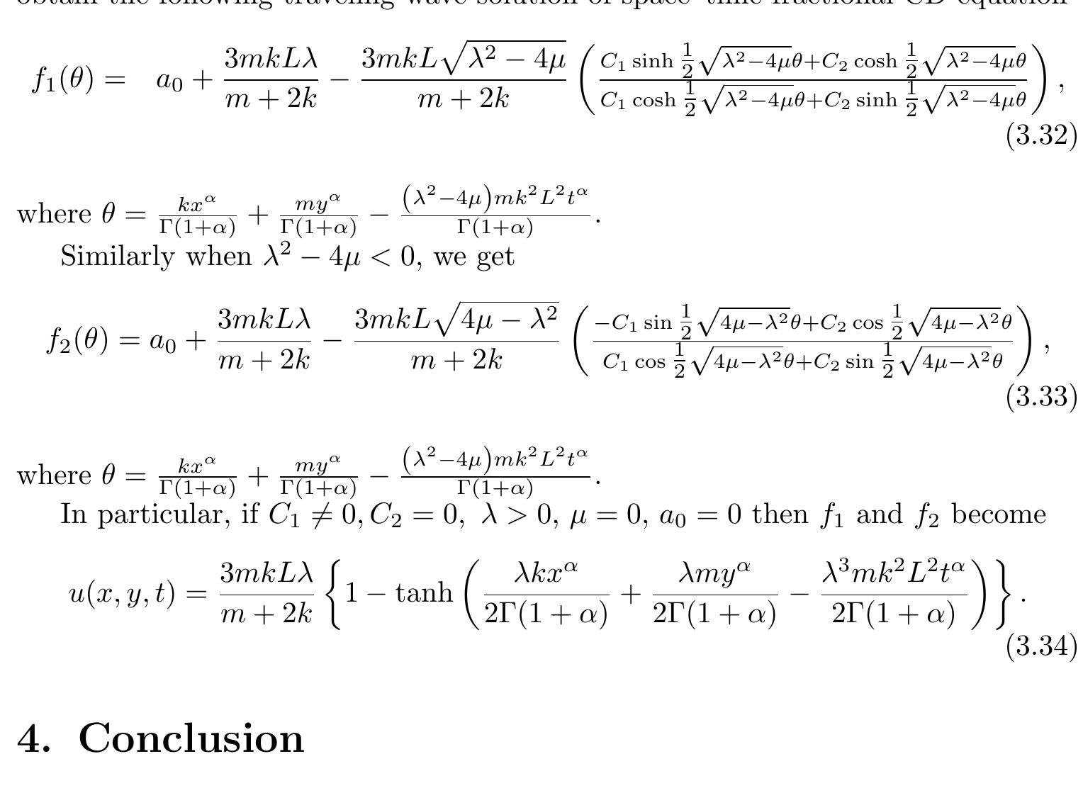 (PDF) Exact Travelling Wave Solutions to the Space-Time Fractional ...