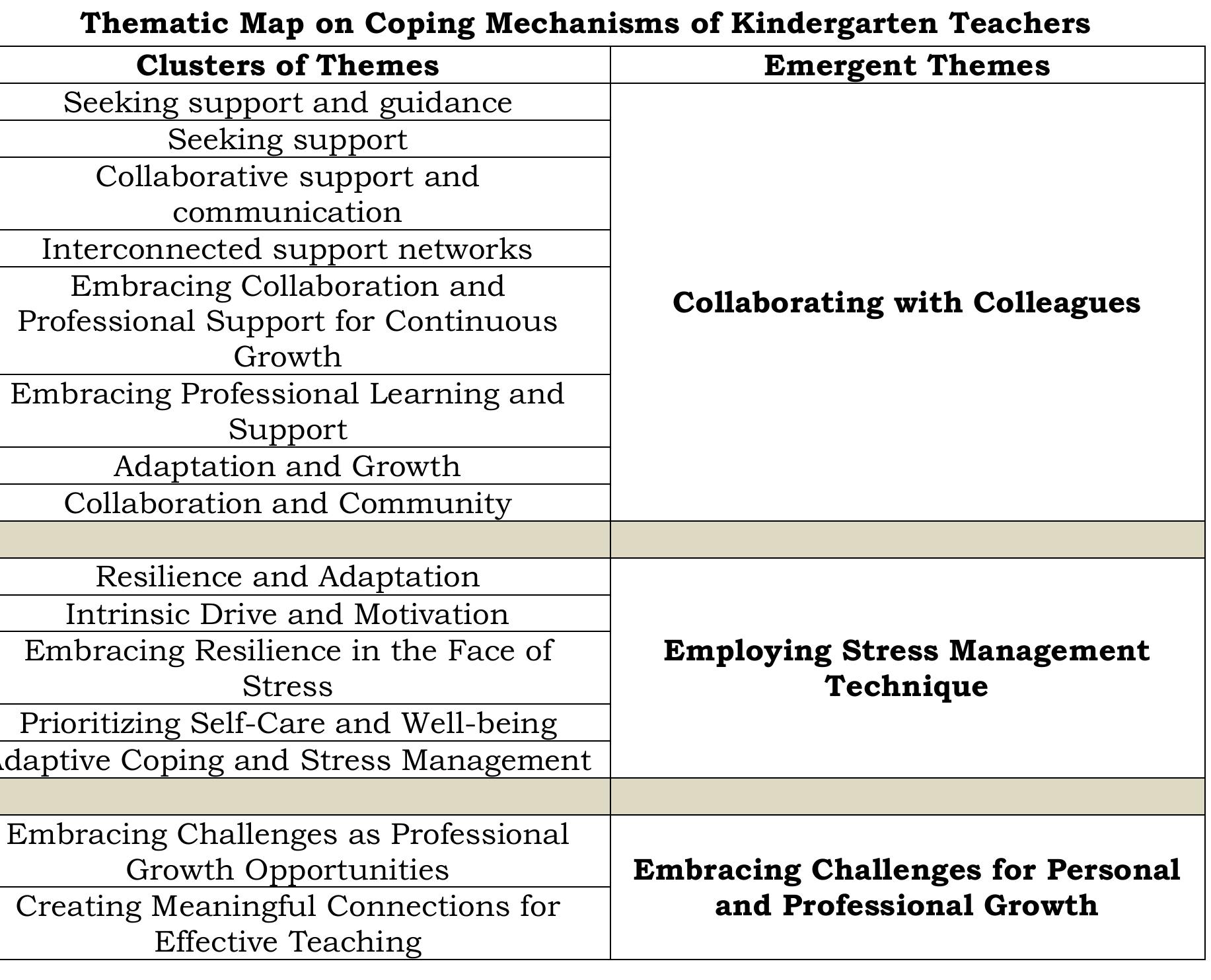 Figure 7 - CHALLENGES AND COPING STRATEGIES OF KINDERGARTEN