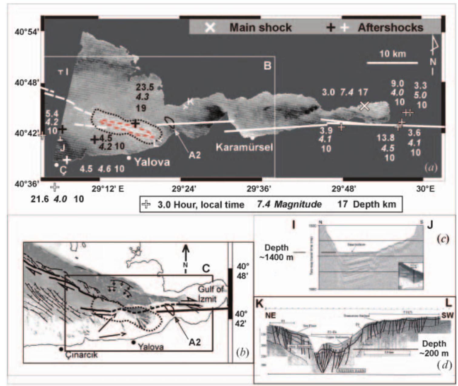 Map showing the area where the thermal infrared anomaly is