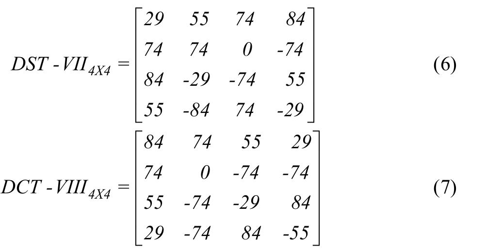 (PDF) DST-VII based Multiple Transform Selection Algorithms for ...